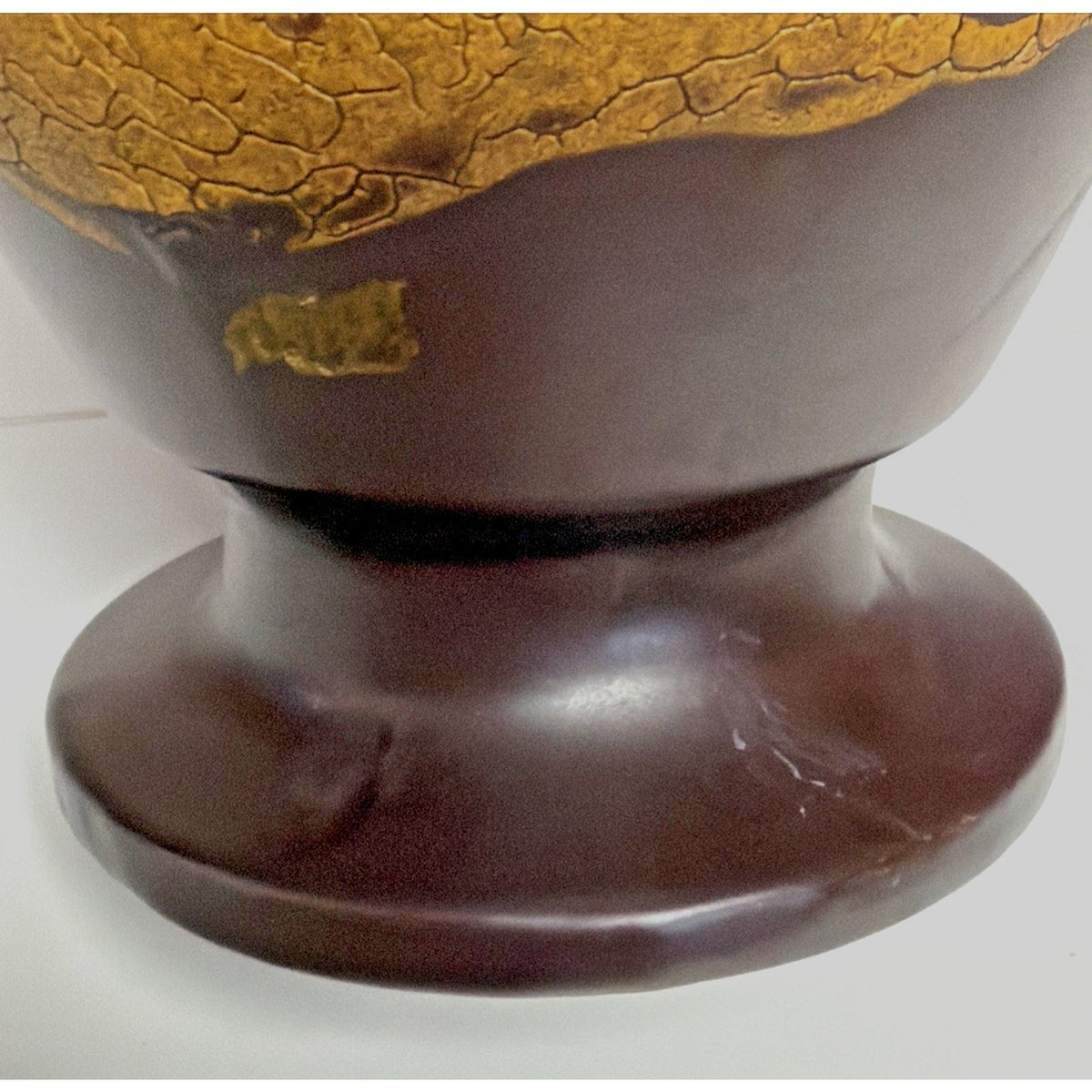 MCM Royal Haeger Art Pottery Craftsman Earth Wrap Glaze Large Vase Craftsman
