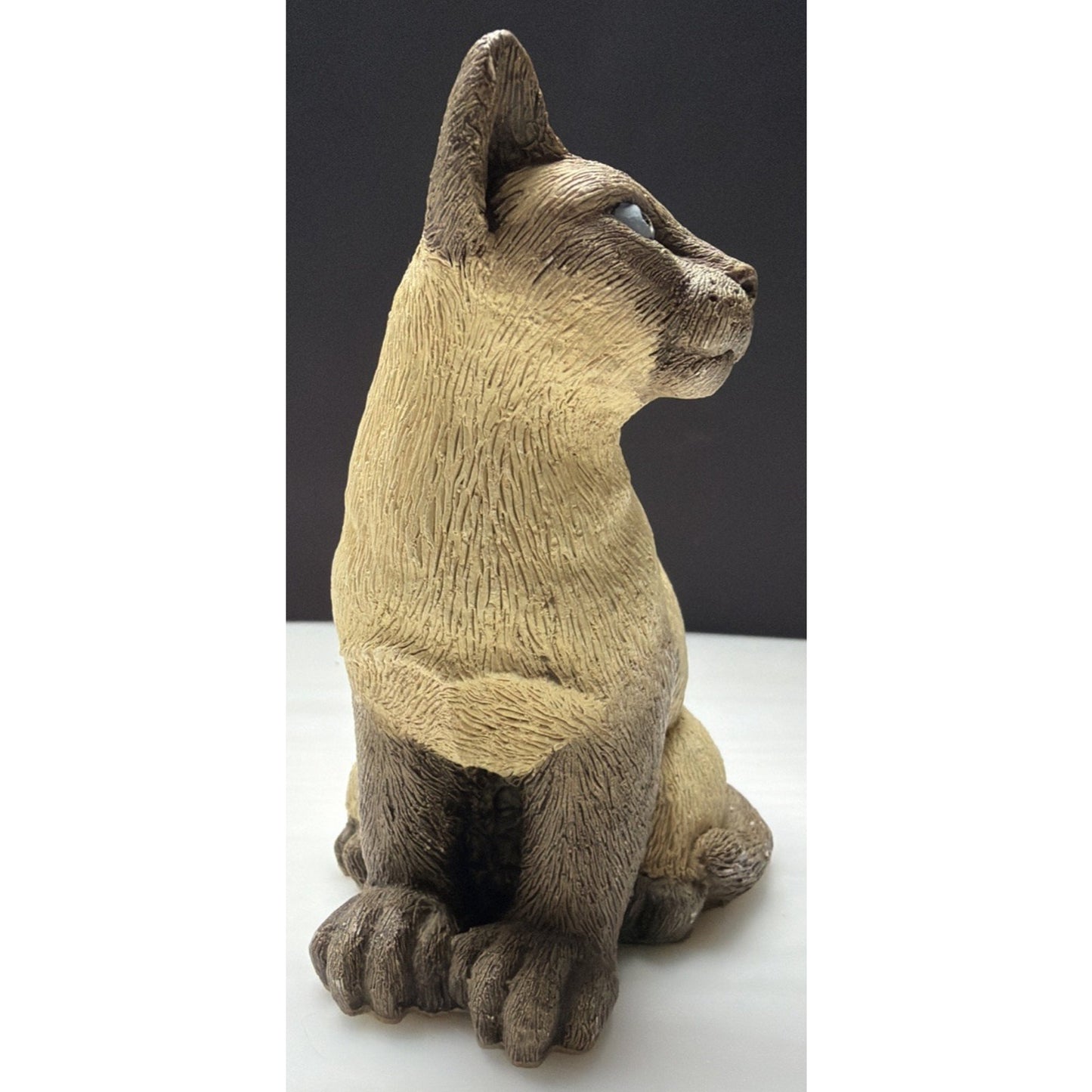 Vintage Siamese Cat Sculpture Figure Martha Carey Marty
