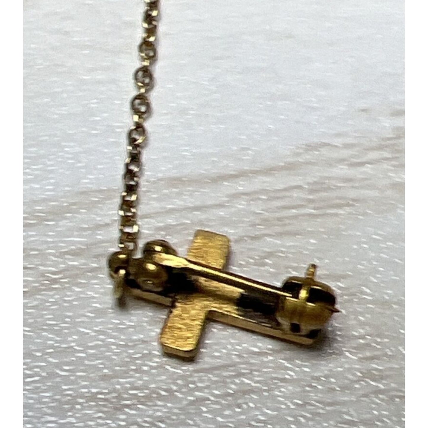 Vtg Gold Black Enamel Tau Kappa Chi Epsilon Concordia Fraternity TKX Pin Cross