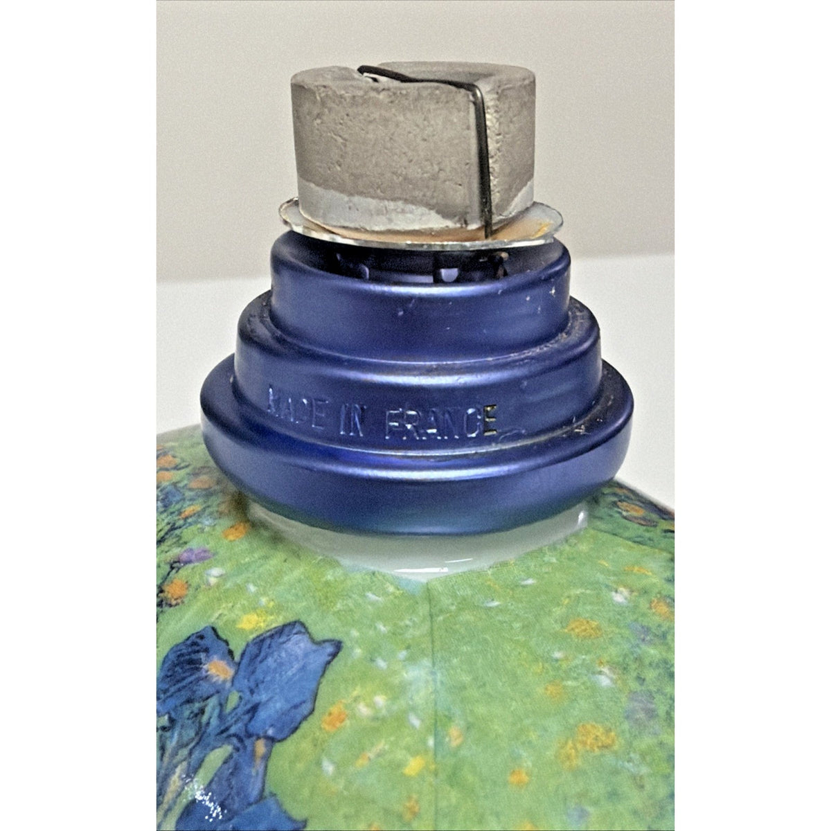 Lampe Berger Goebel Vincent Ceramic Floral Fragrance Lamp Burner Wick Cap Used