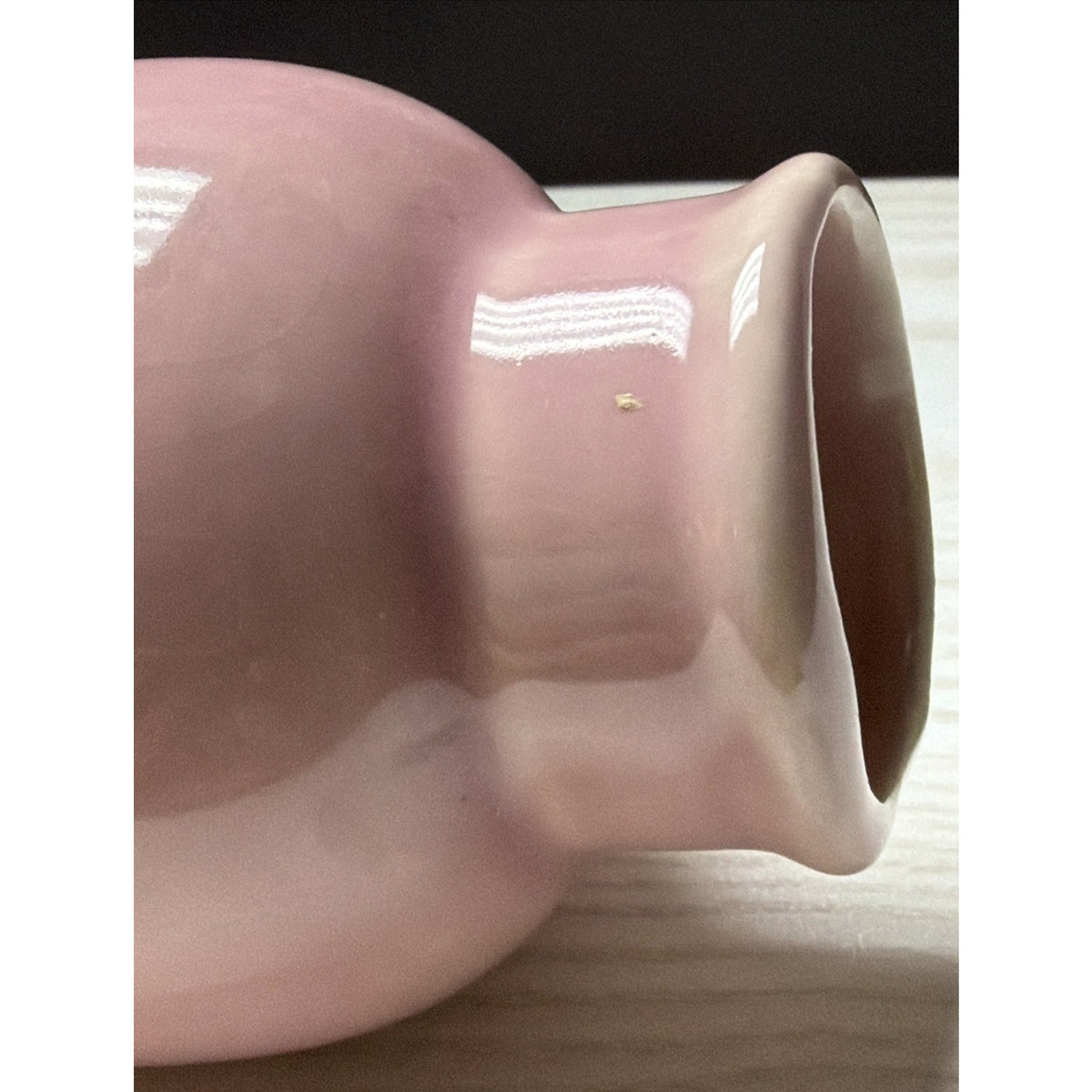 Vintage Art Pottery Pink Bud Vase Small Glazed Glossy