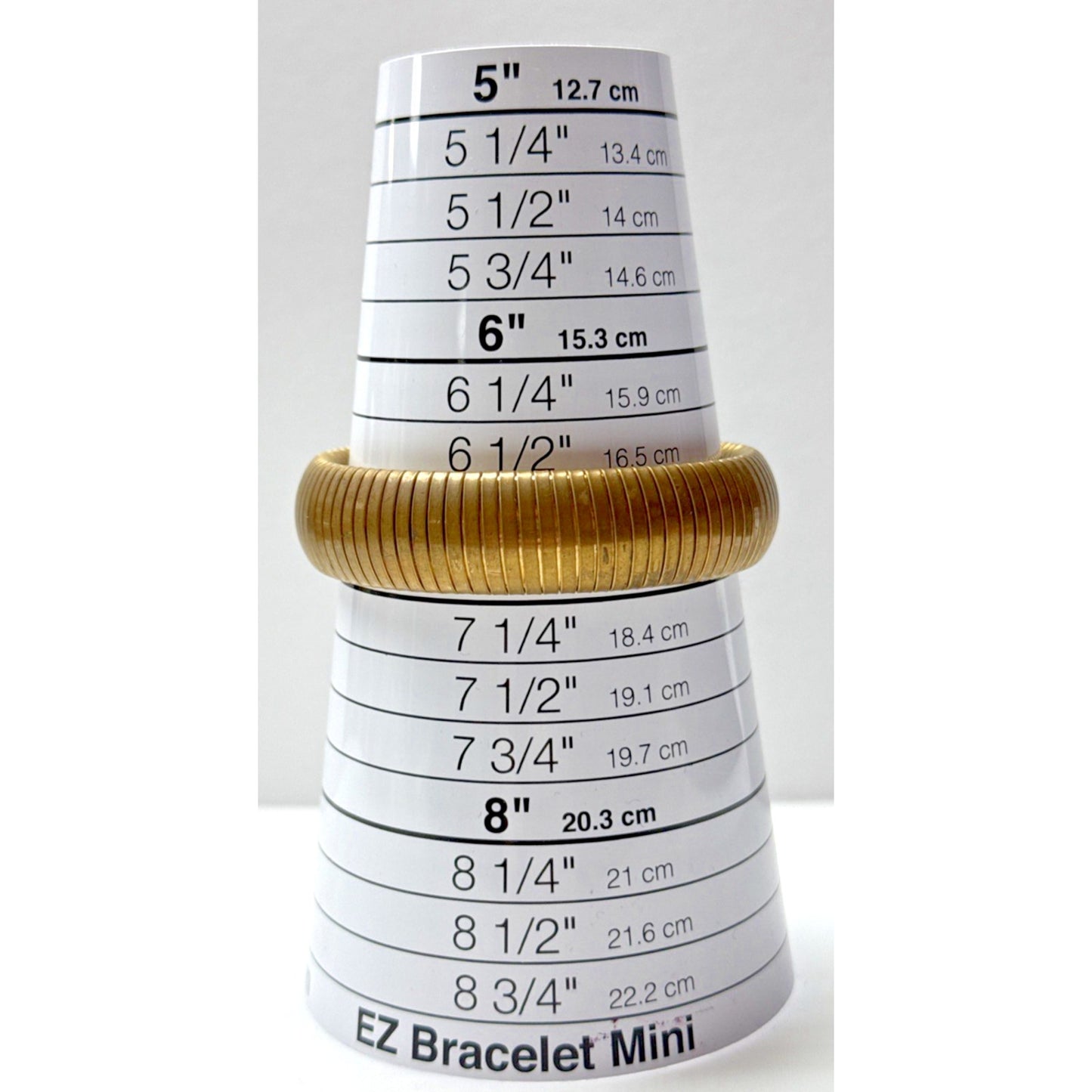 Vintage Flex Omega Brass Gold Tone Bangle Tubogas Stretch Bracelet