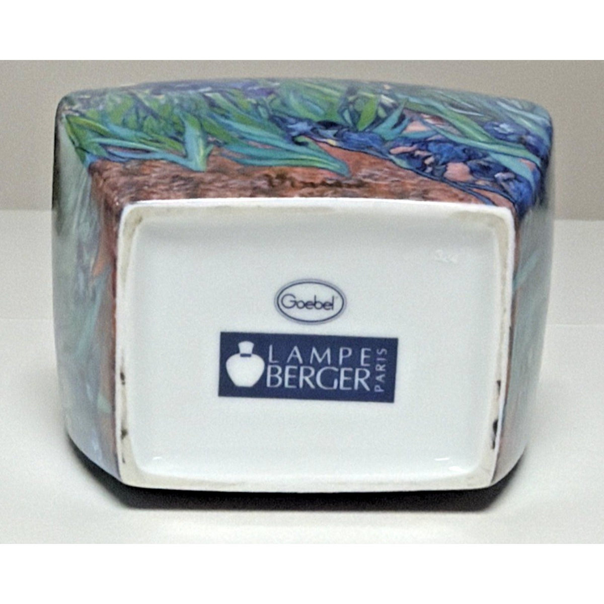 Lampe Berger Goebel Vincent Ceramic Floral Fragrance Lamp Burner Wick Cap Used
