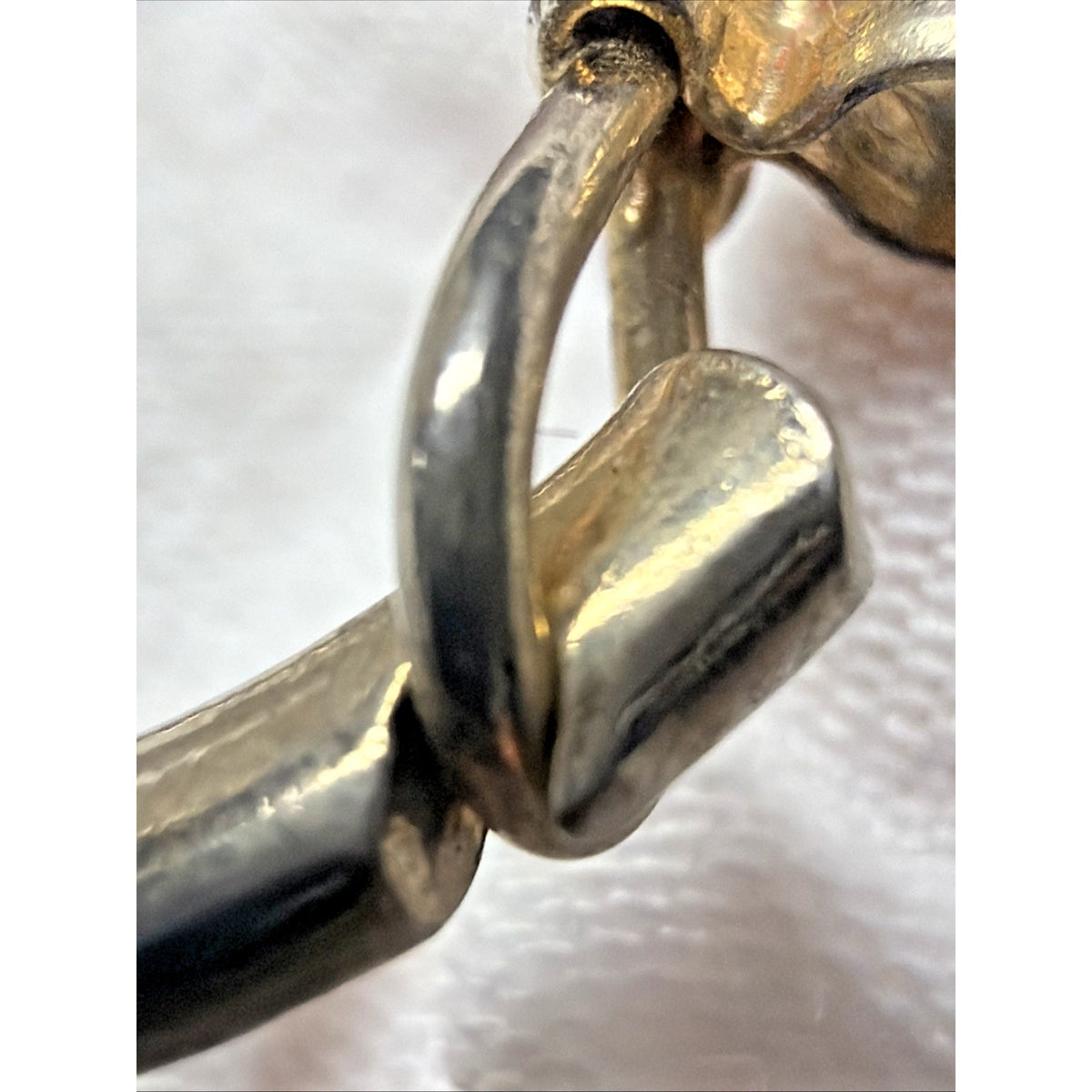 Vintage Pocket Watch Chain Clip Money Watch Holder Cuban Link As Is