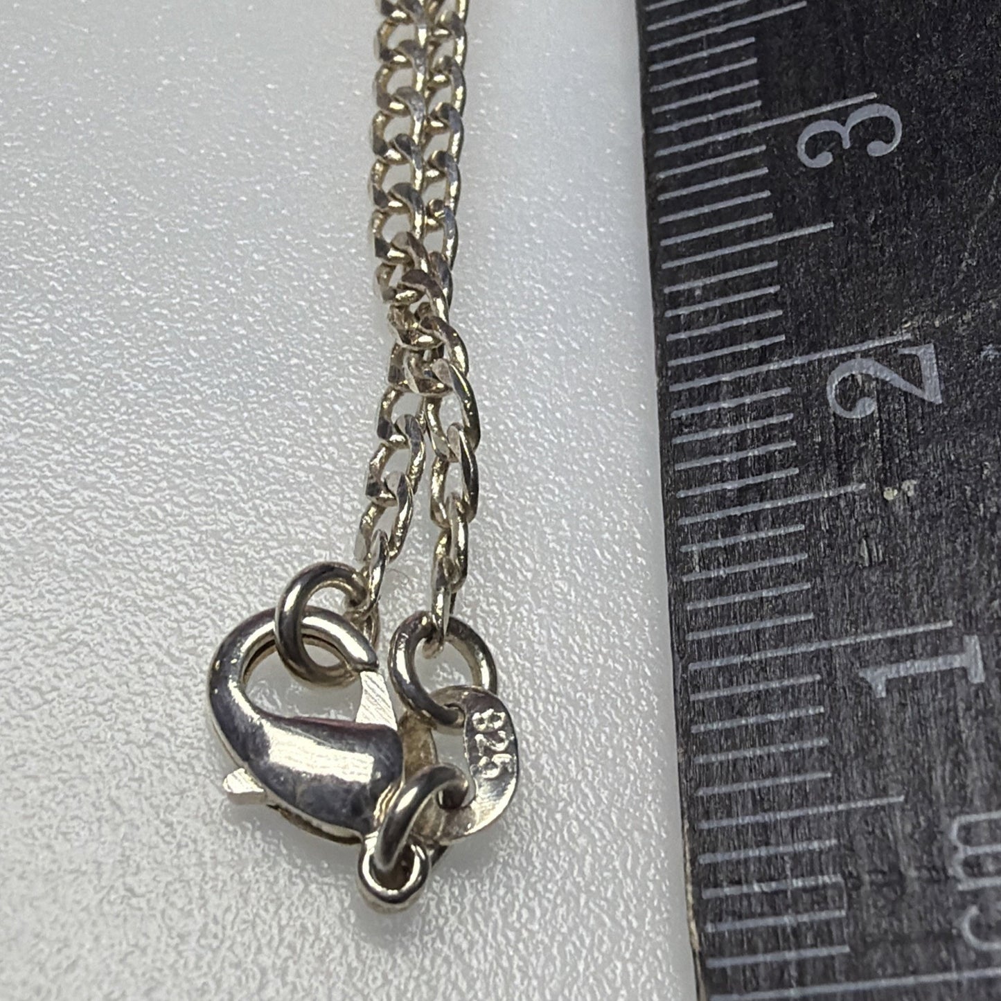 Vintage Sterling Silver 925 Cuban Chain Link Necklace 22 in 3.88 gram