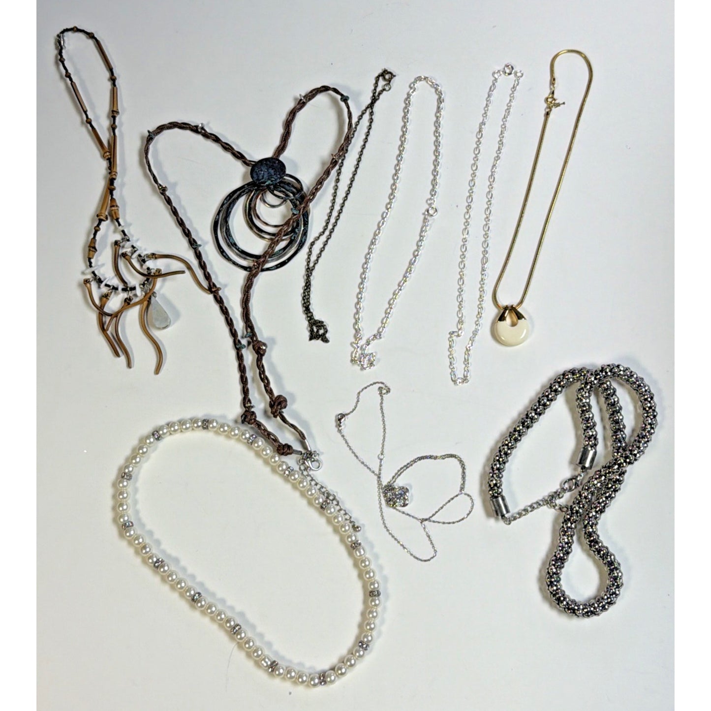 Vtg Modern Jewelry Lot Craft Art Damage Art Wearable Costume Monet As-Is 2#