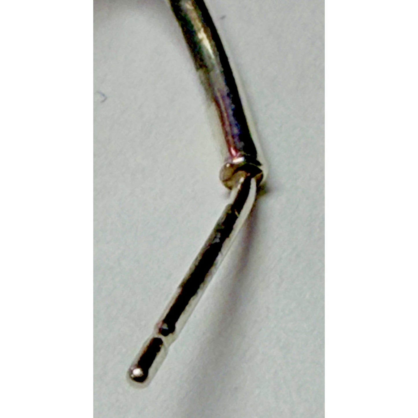 Modernist Sterling Silver Spiral Ribbon Earrings Dangle Snake Coil Stud Post