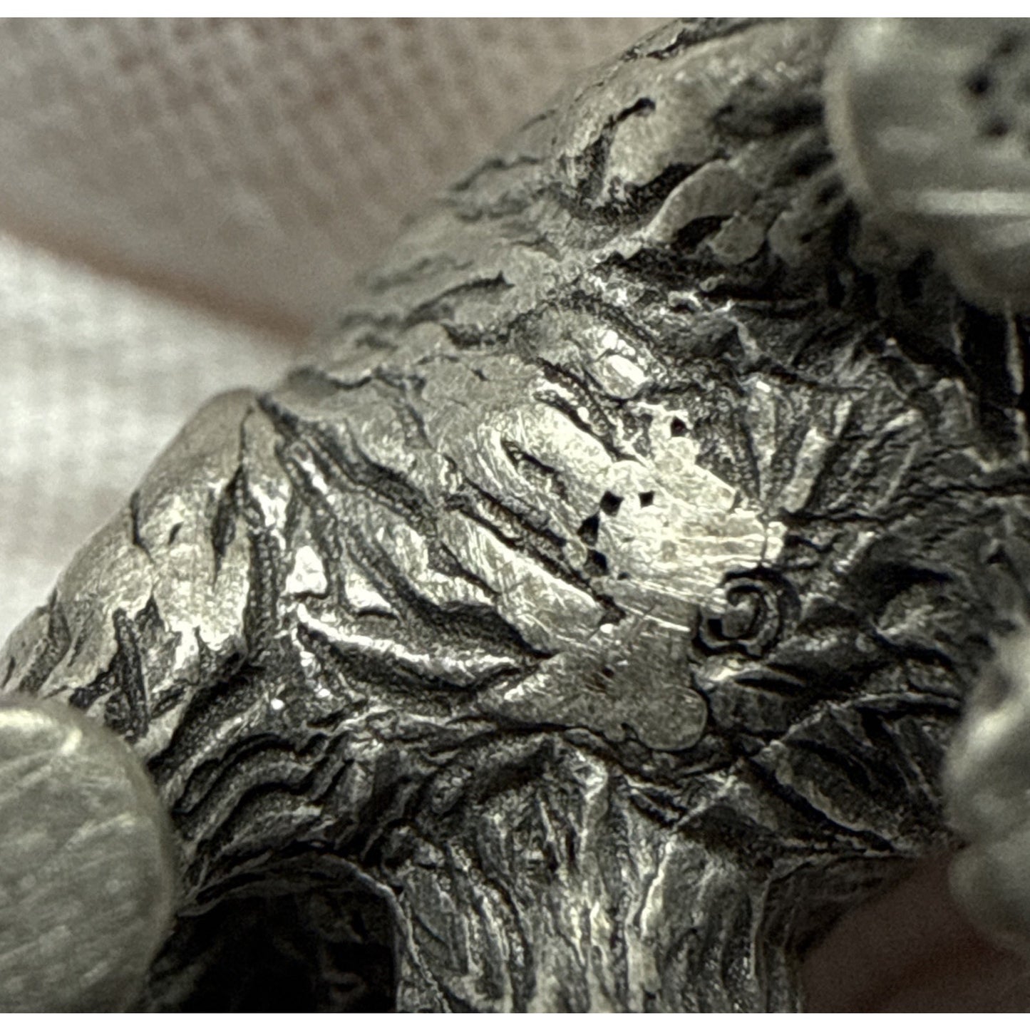 Vintage Silver Miniature Elephant Woolly Mammoth 15.83 grams As-Is Read