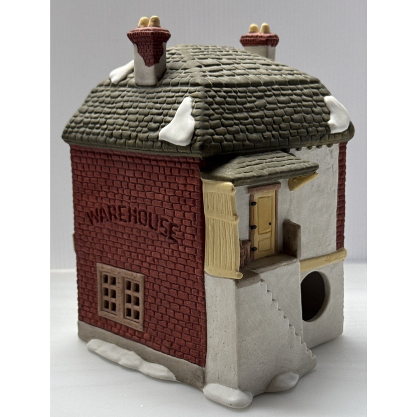 Vintage Dept 56 Dickens Village Series A Christmas Carol Fezziwig Warehouse Read