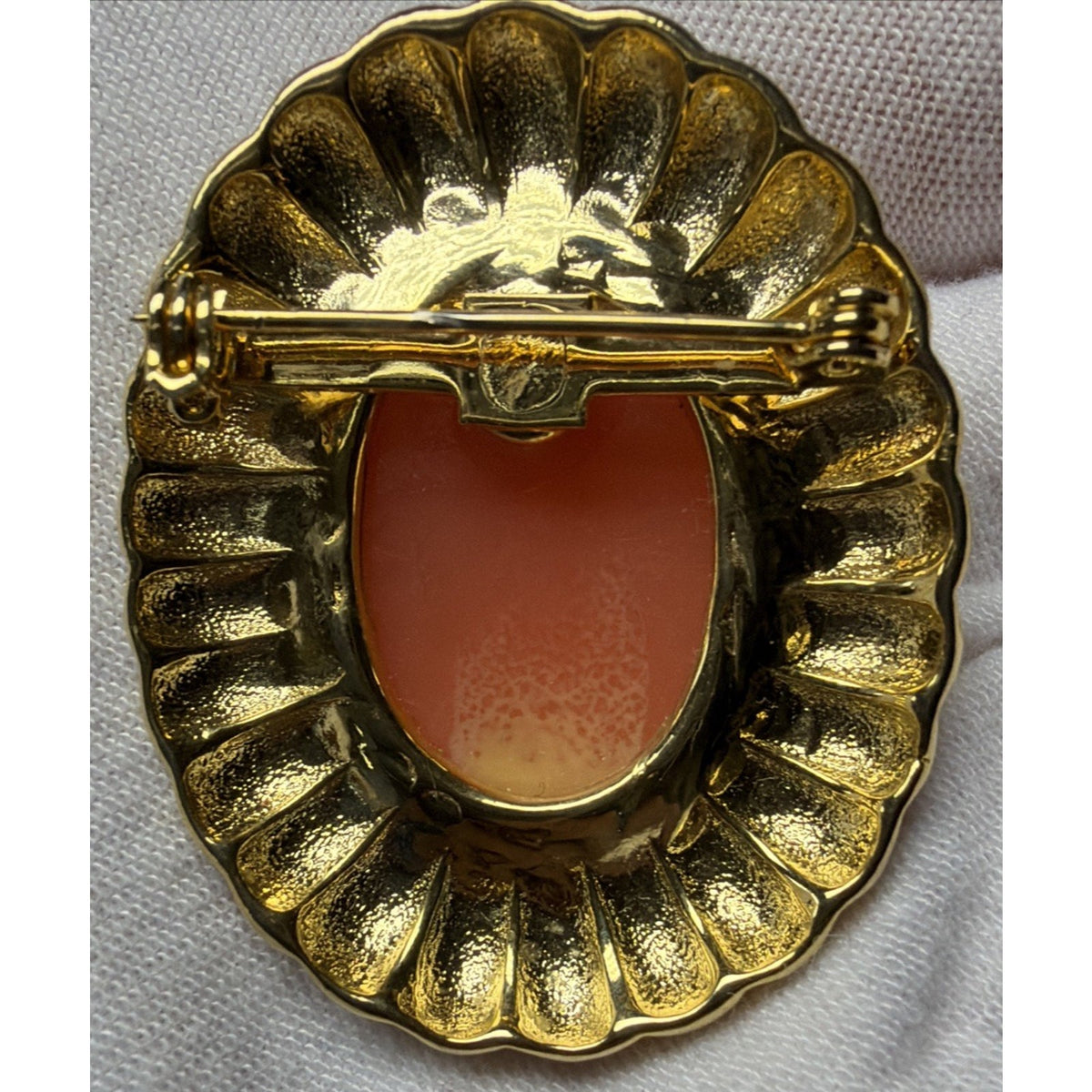 Vintage Lot of Cameo Jewelry Pins Brooches Sarah Coventry Clip Earrings As Is