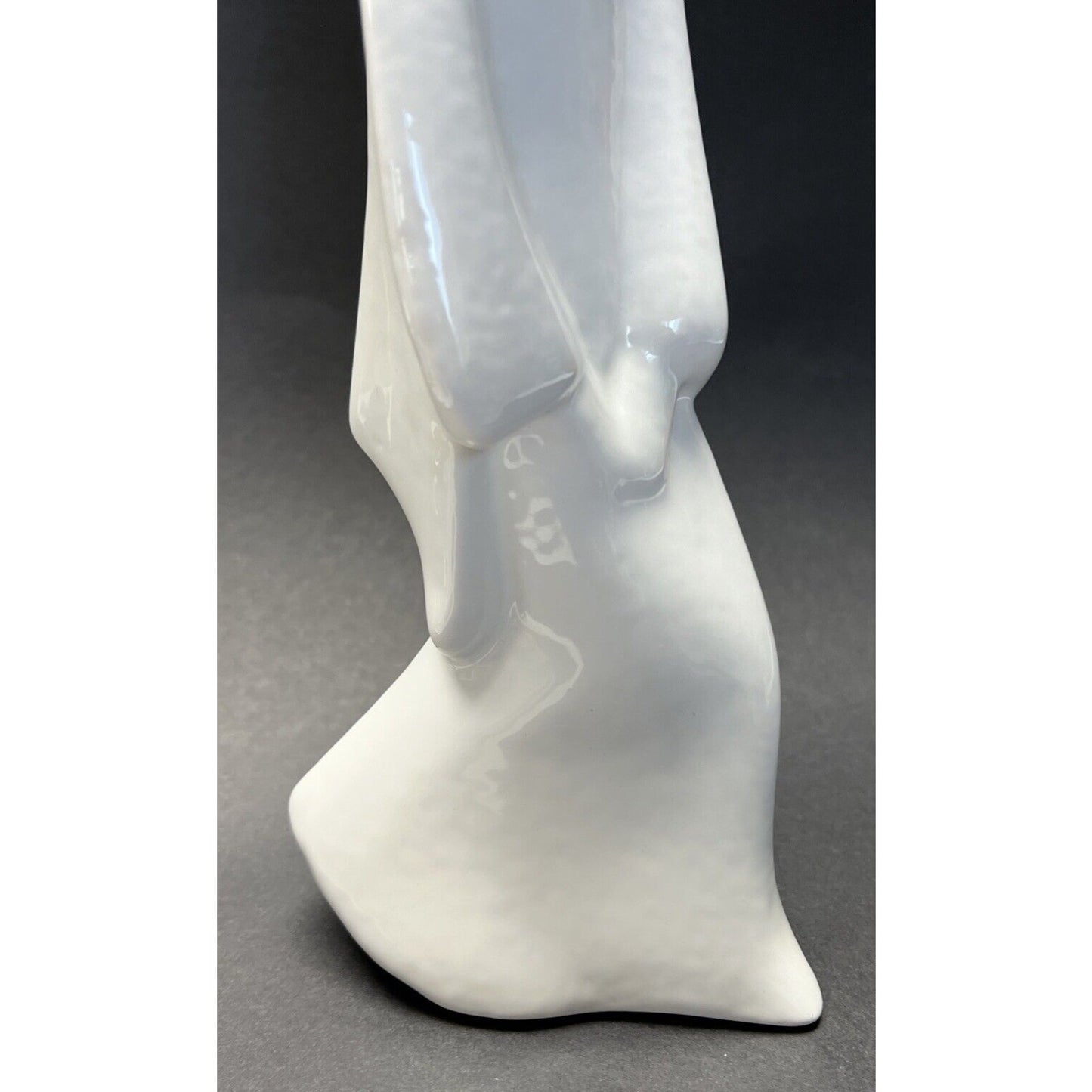 Vtg Blanc de Chine Awa Odori Dancer Sculpture Keiten Takahashi Porcelain Glazed