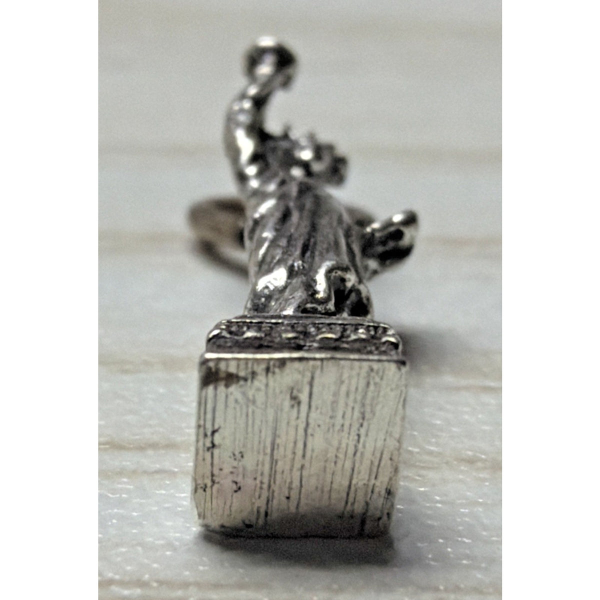 Vintage 925 Sterling Silver Statue of Liberty Charm Pendant NYC Souvenir