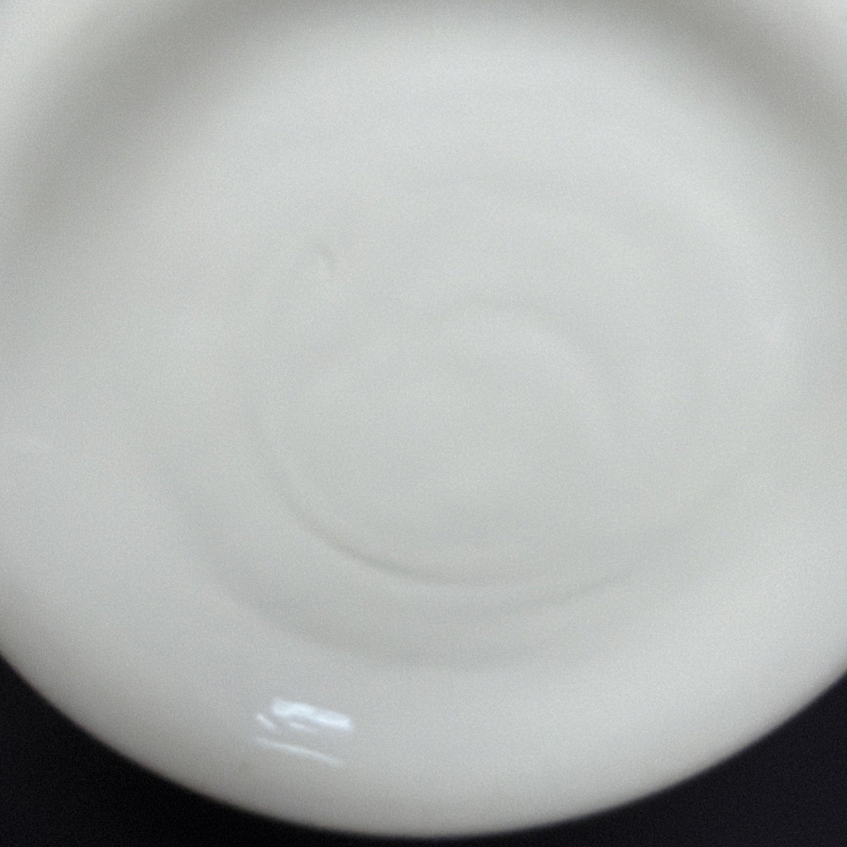 Vintage Fenton Milk Glass Vase Hobnail Ruffled Crimped Rim
