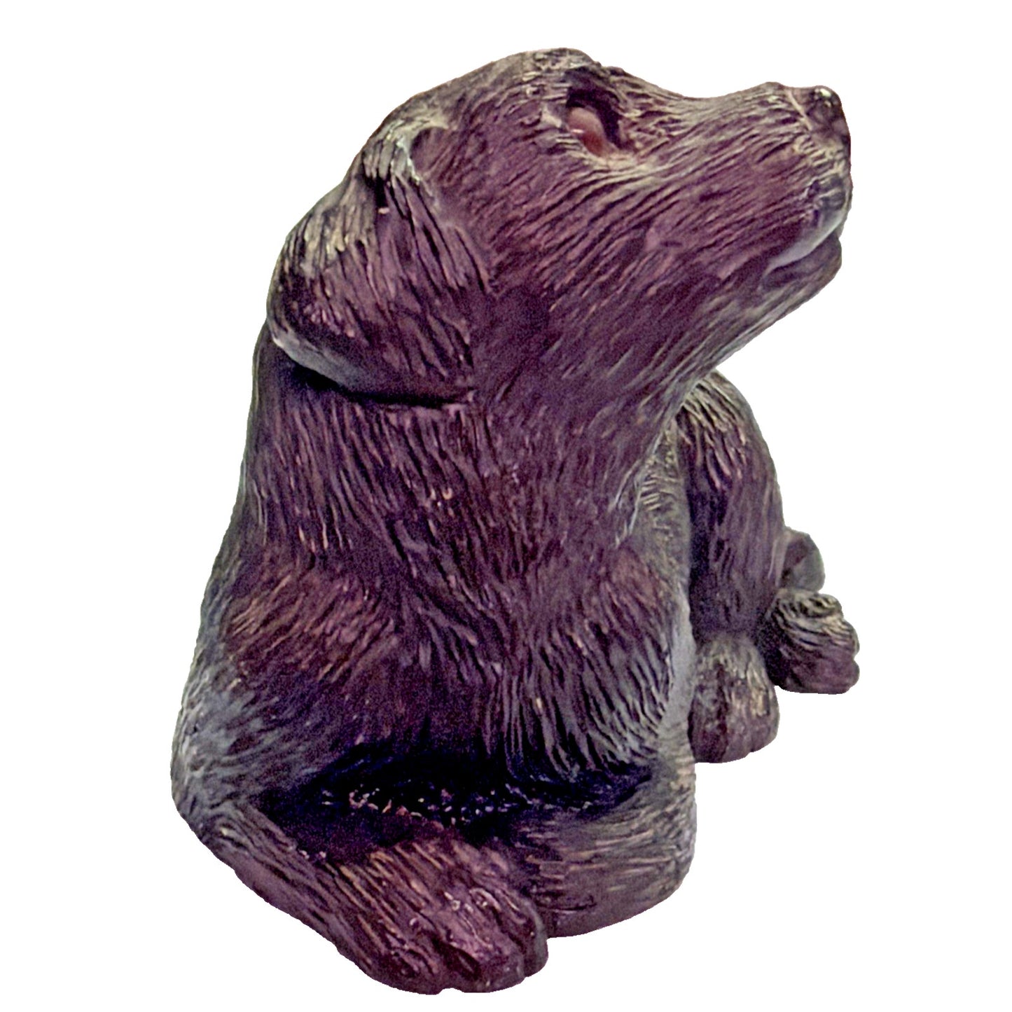 Vtg Jennings Decoy Co Black Lab Puppy Hunting Dog Figurine
