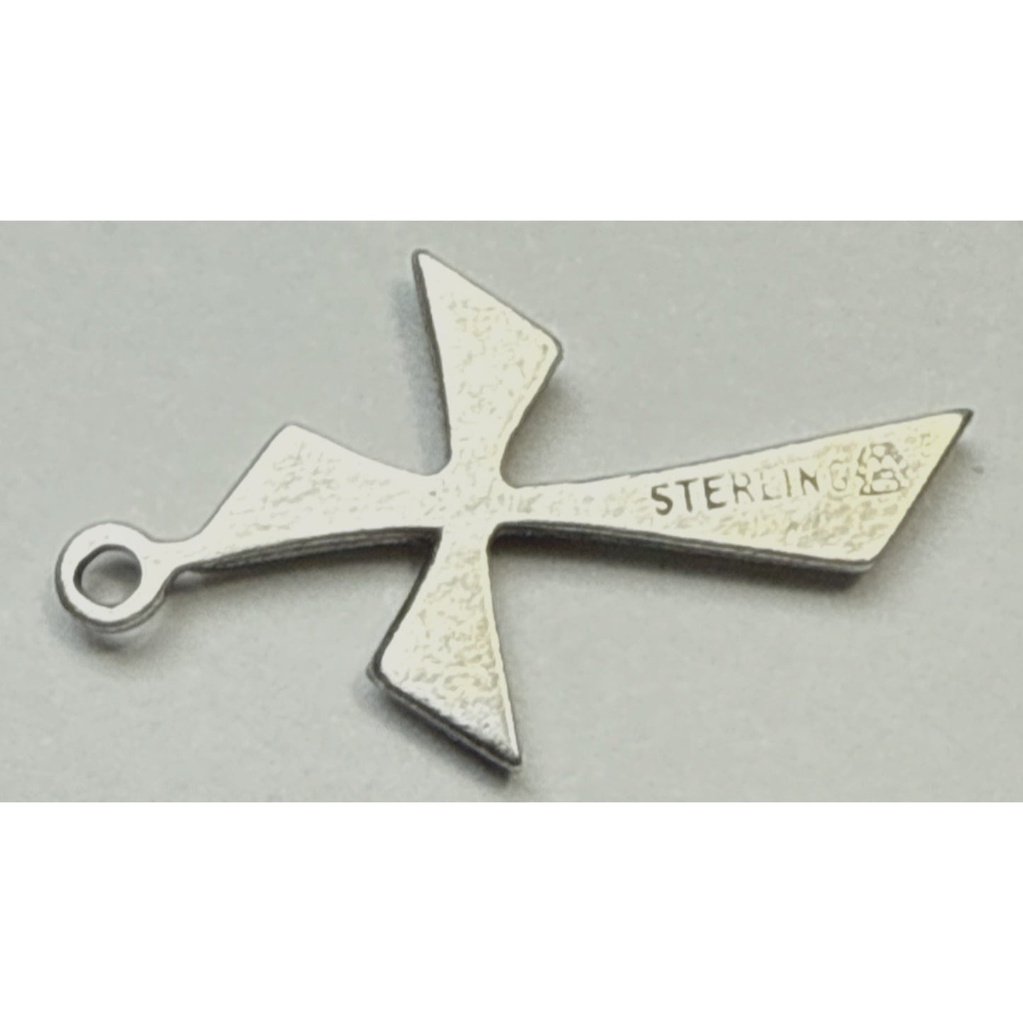 Vintage Southwest Sterling Silver Cross Pendant Delicate