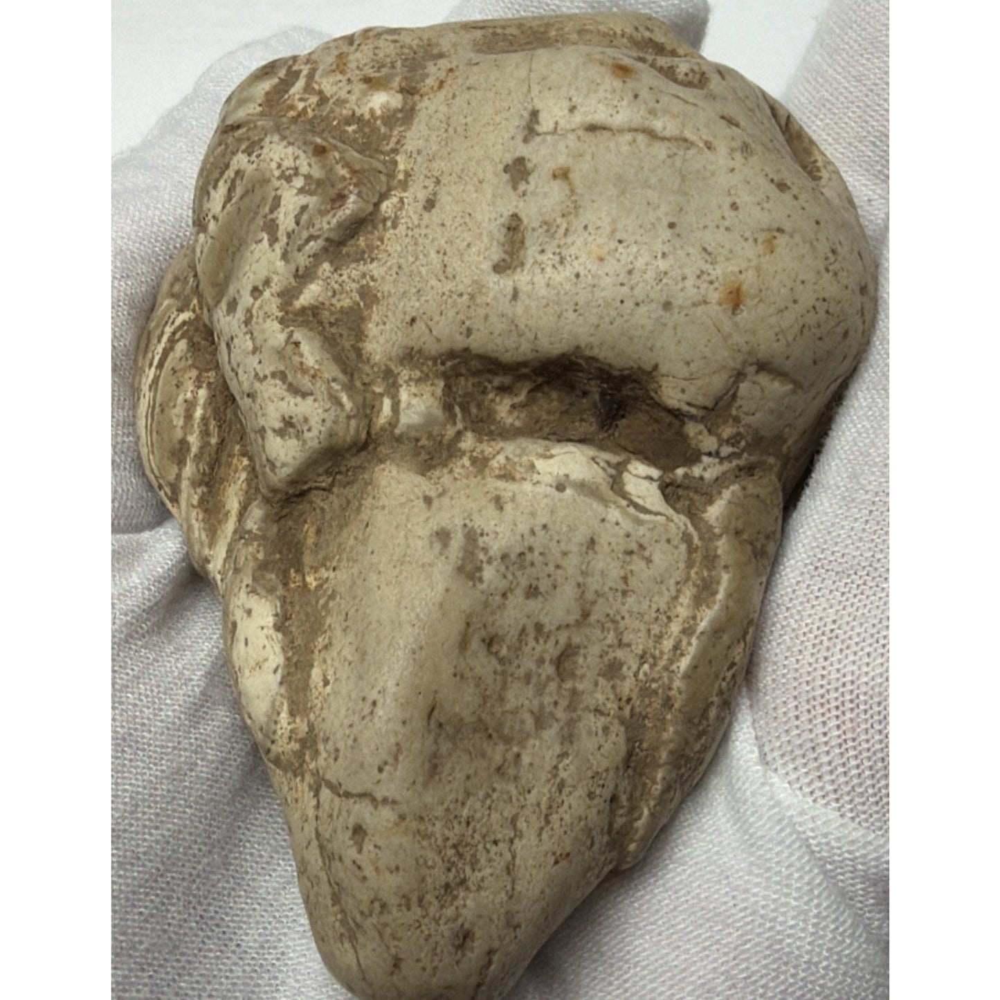 Native American Stone Effigy Portable Rock Art Rare Carved Artifact As Is Read