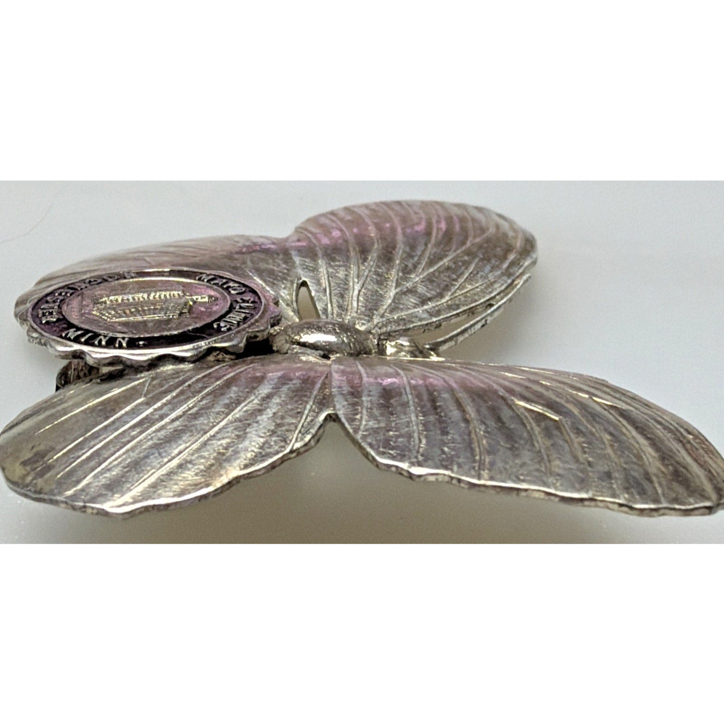Vintage Sterling Silver Butterfly Brooch Pin Mayo Clinic Rochester MN Pat Pend