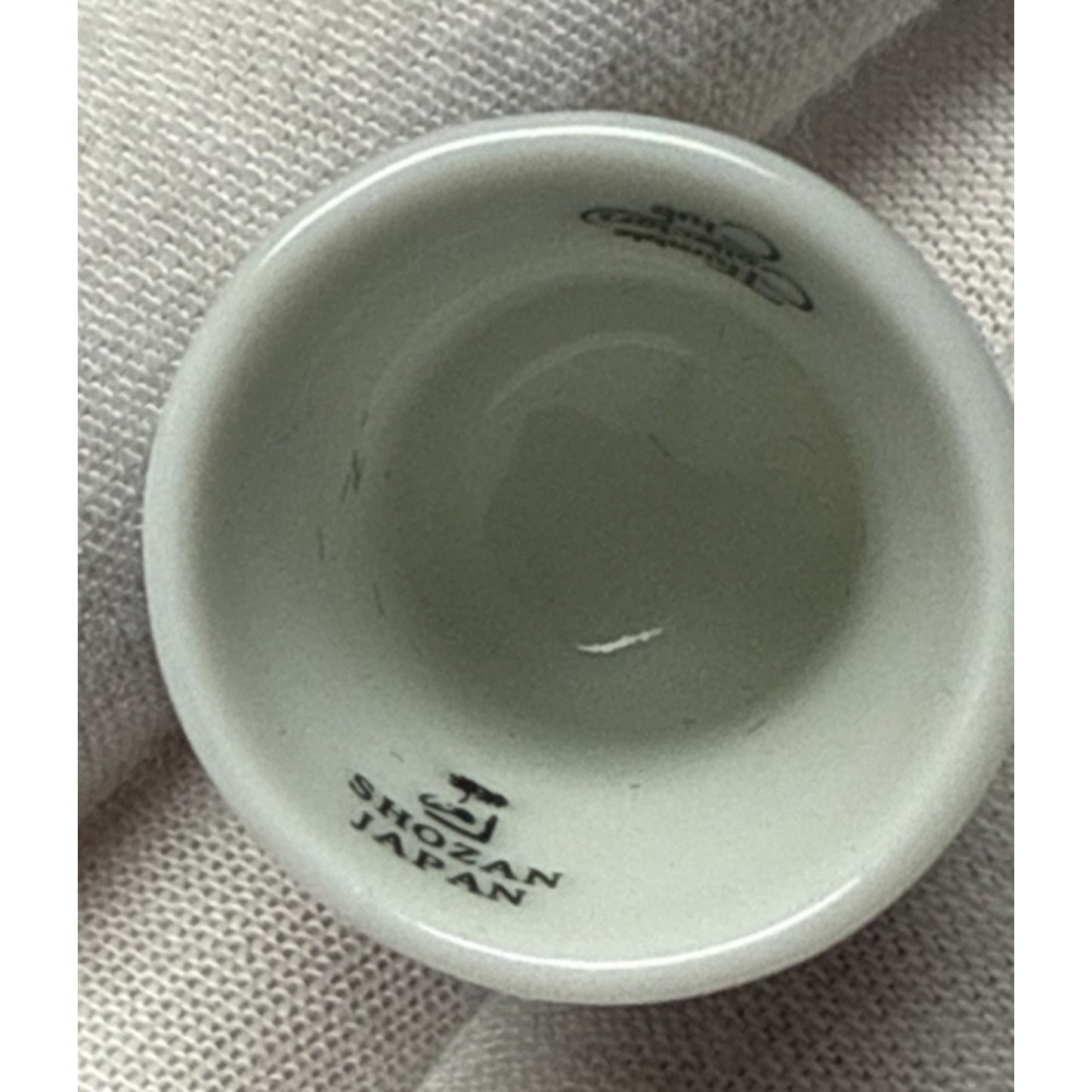 Vtg Lot of 6 TCC Japan Thimbles Porcelain Panda Floral Takiro Shibata Shozan