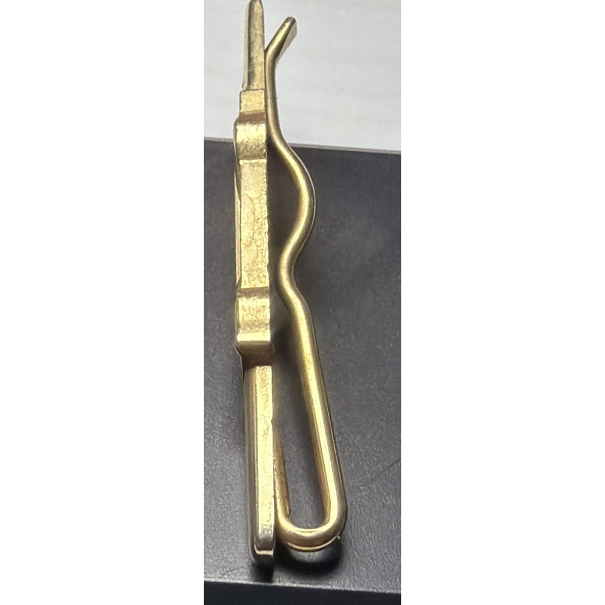 Vtg Advertisement Proto Plion Tools Lion Wrench Tie Bar Clip Gold Enamel Blue