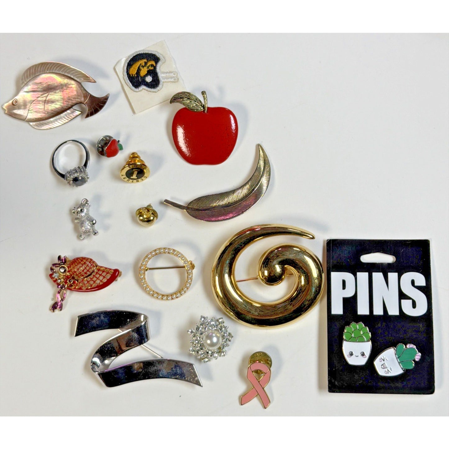 Vtg Modern Jewelry Lot Craft Art Damage Art Wearable Costume Monet As-Is 2#