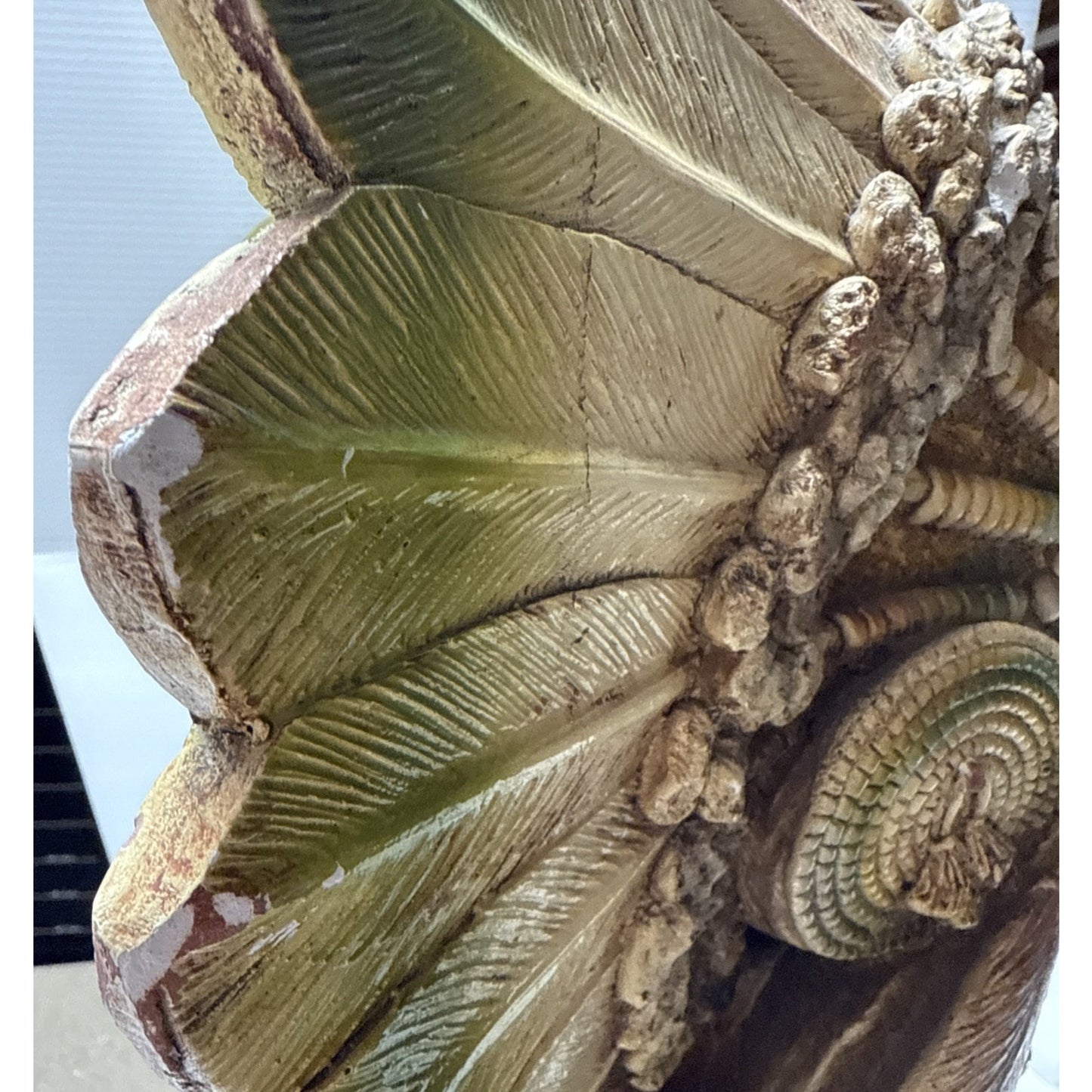 Vintage Apsit Bros of California Native American Indian Chief Bust Large As Is