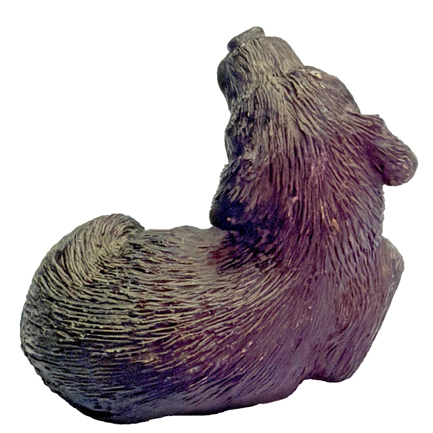 Vtg Jennings Decoy Co Black Lab Puppy Hunting Dog Figurine
