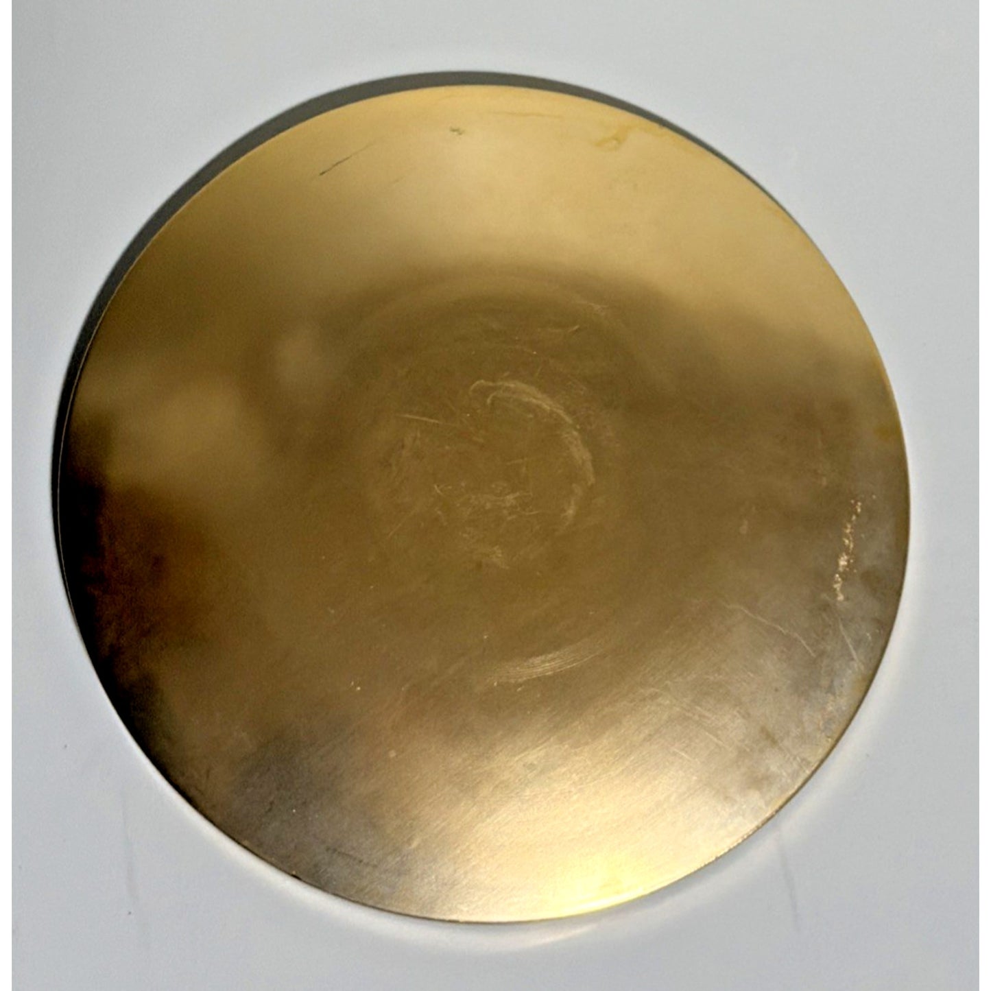 MCM Mosaic Tile Plate Abstract Blue Brown Gold Ceramic Metal