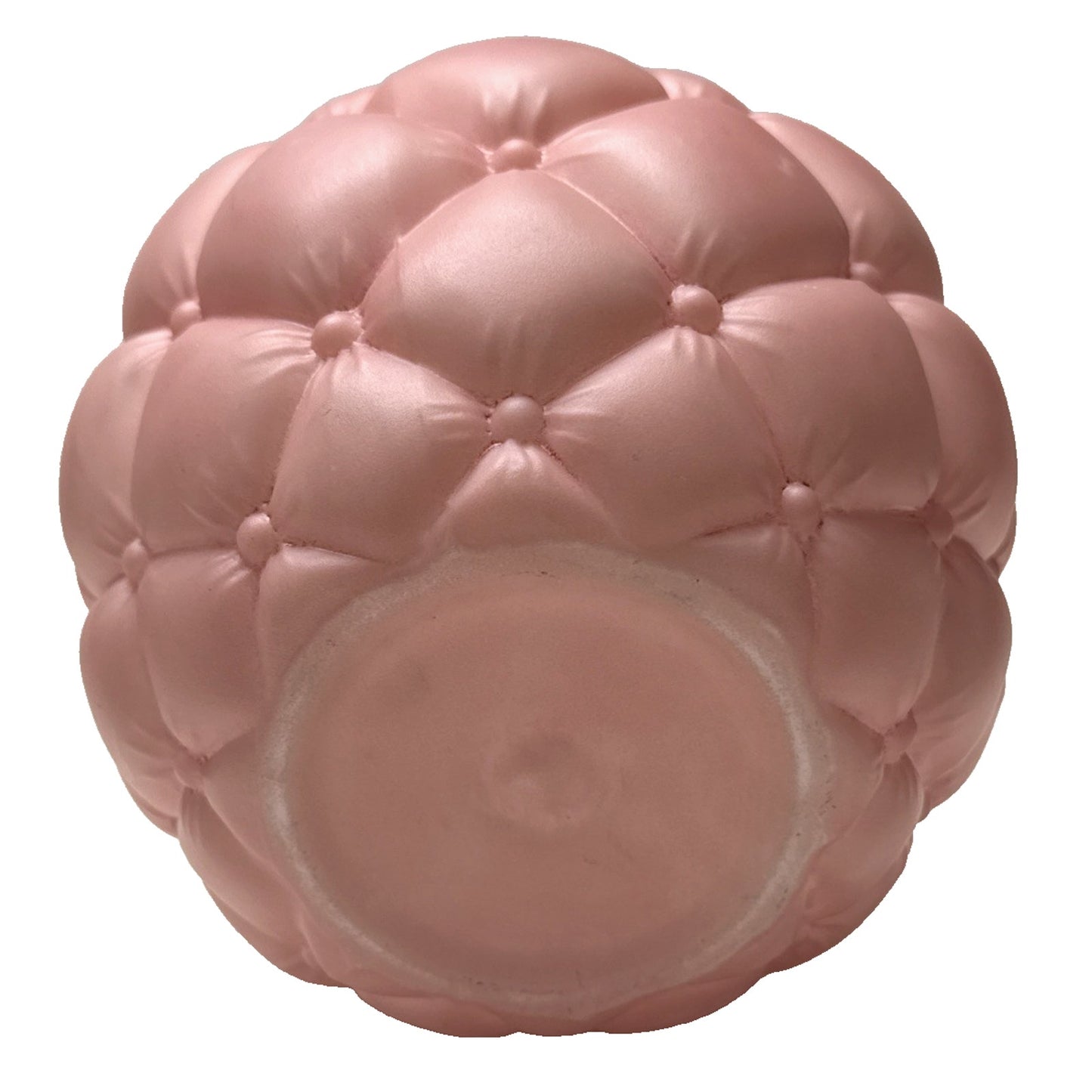 EAPG Consolidated Glass Florette Quilted Mauve Pink Satin Biscuit Cracker Jar