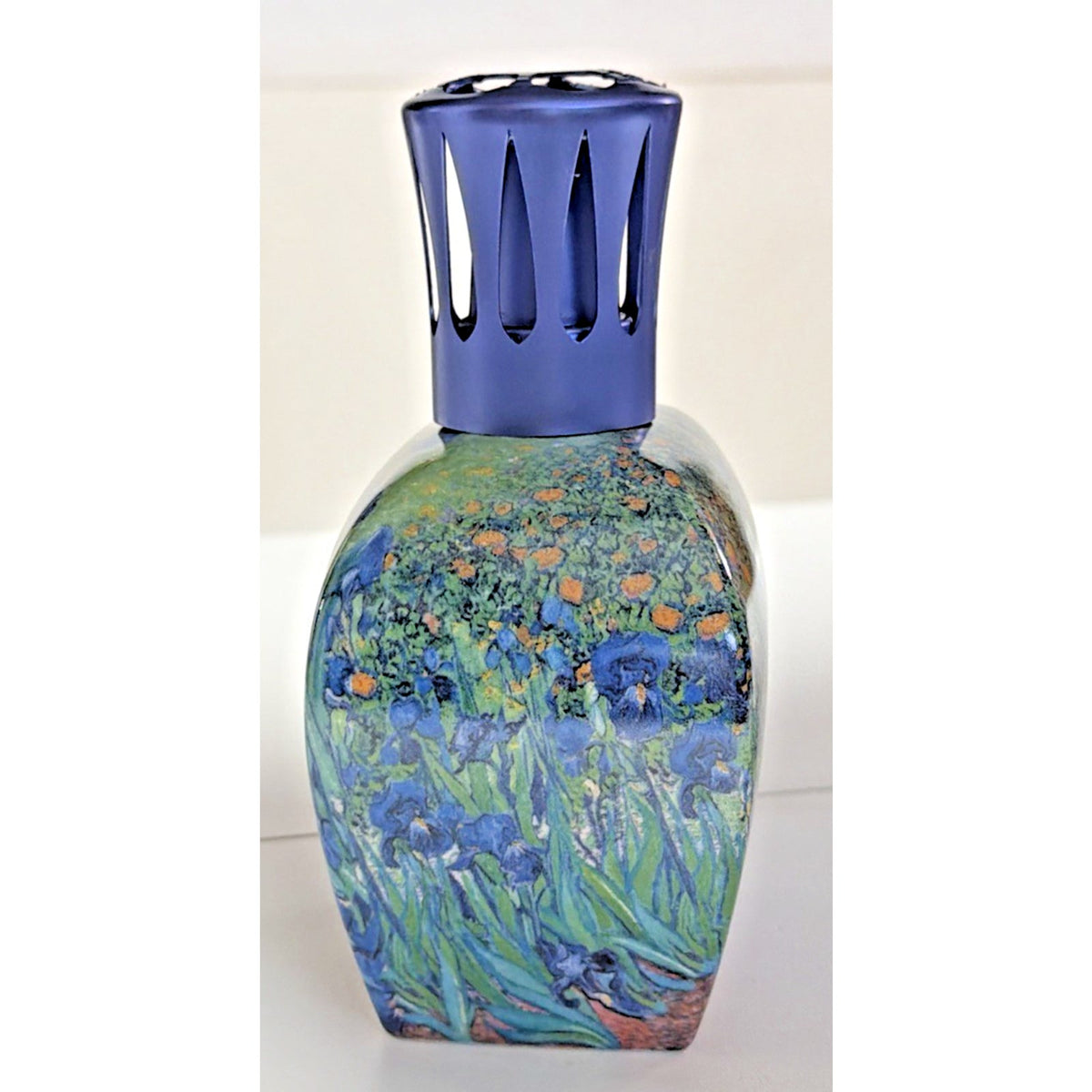 Lampe Berger Goebel Vincent Ceramic Floral Fragrance Lamp Burner Wick Cap Used