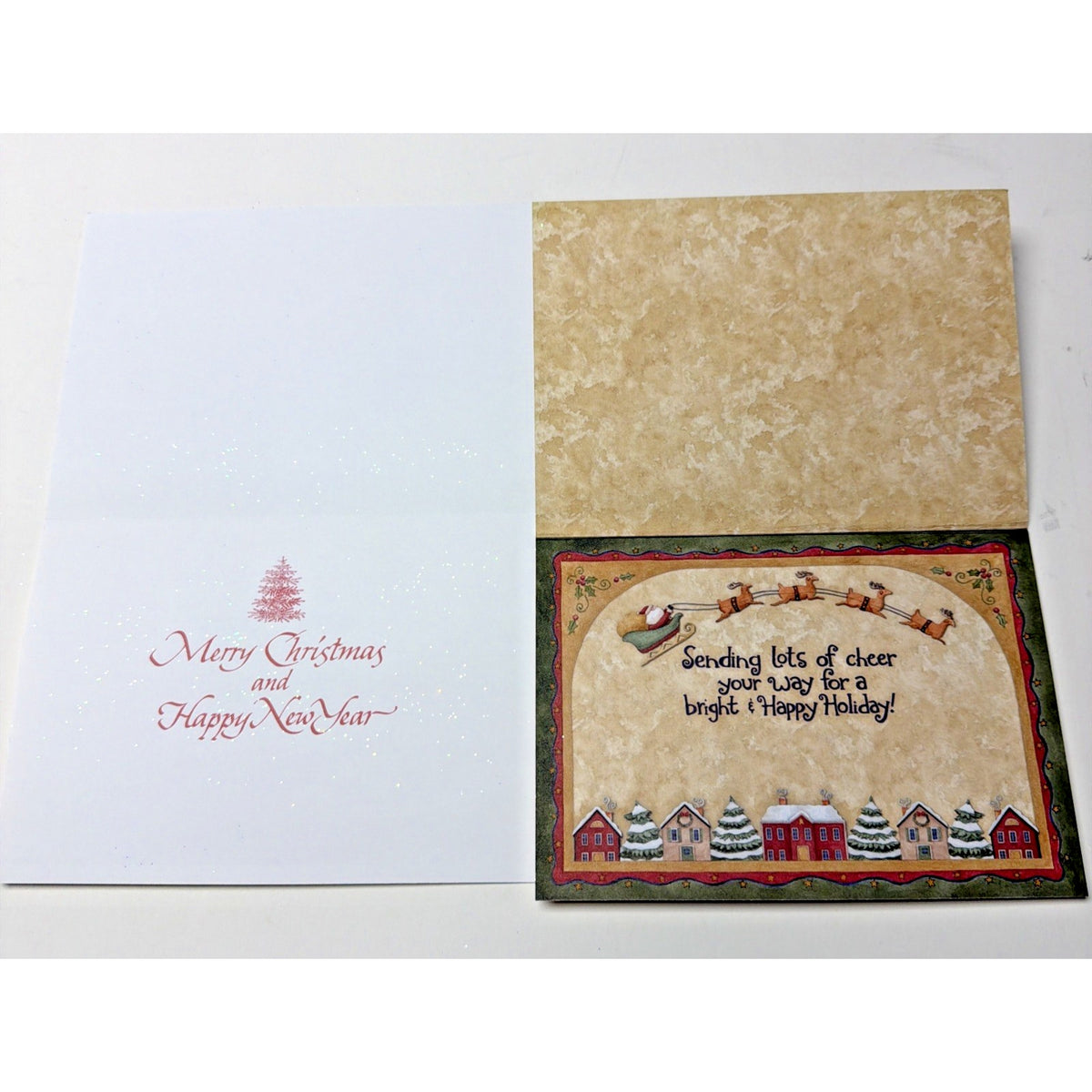 Vtg Lot of 10 Christmas Cards Luedecke Clementson Shedd Kogut Flavia Engelbreit