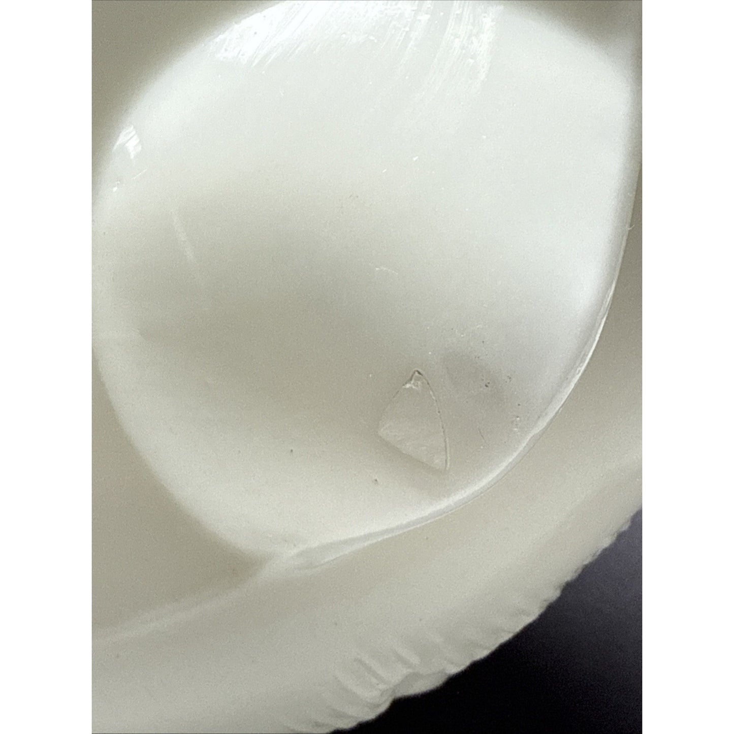 EAPG Dithridge Colonial OMN Rose Wreath Milk Glass Rose Wreath Lamp Base As-Is