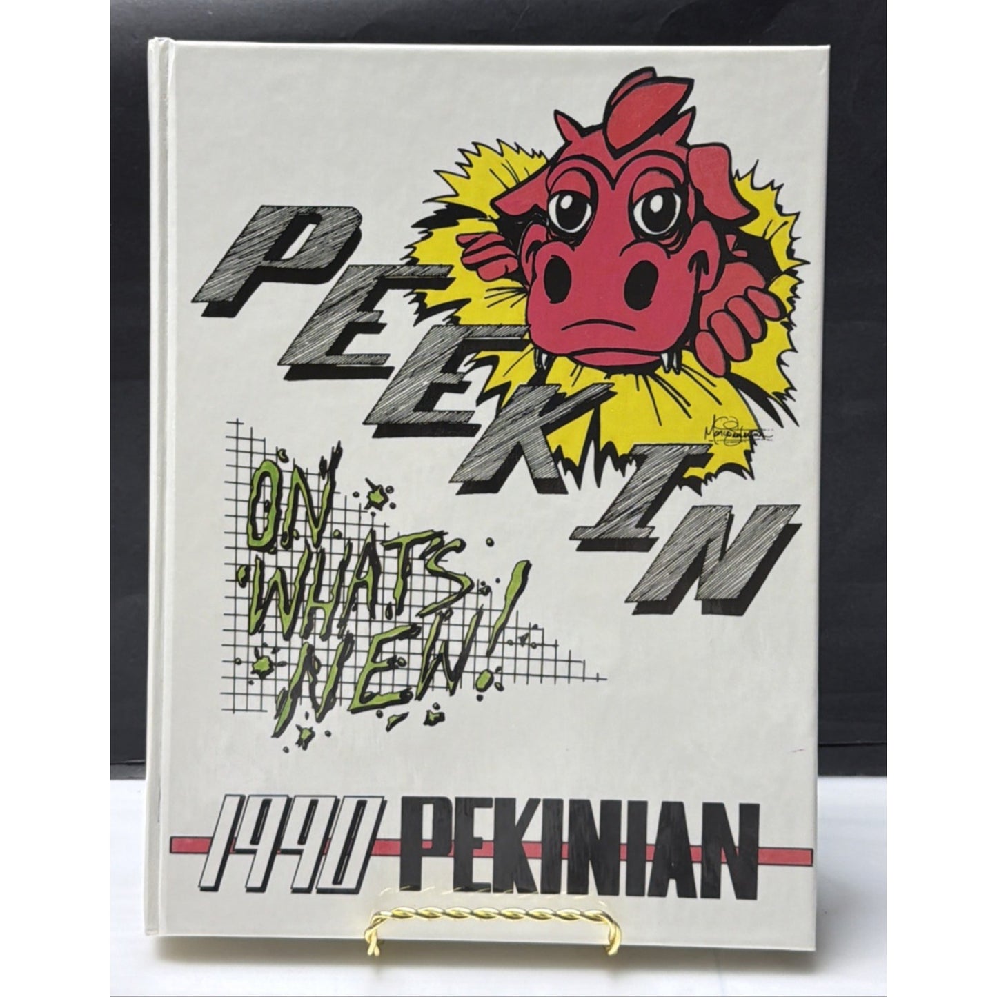 Pekin Pekinian High School Yearbook 1990 IL Vol 81 East Campus Peek In Whats New