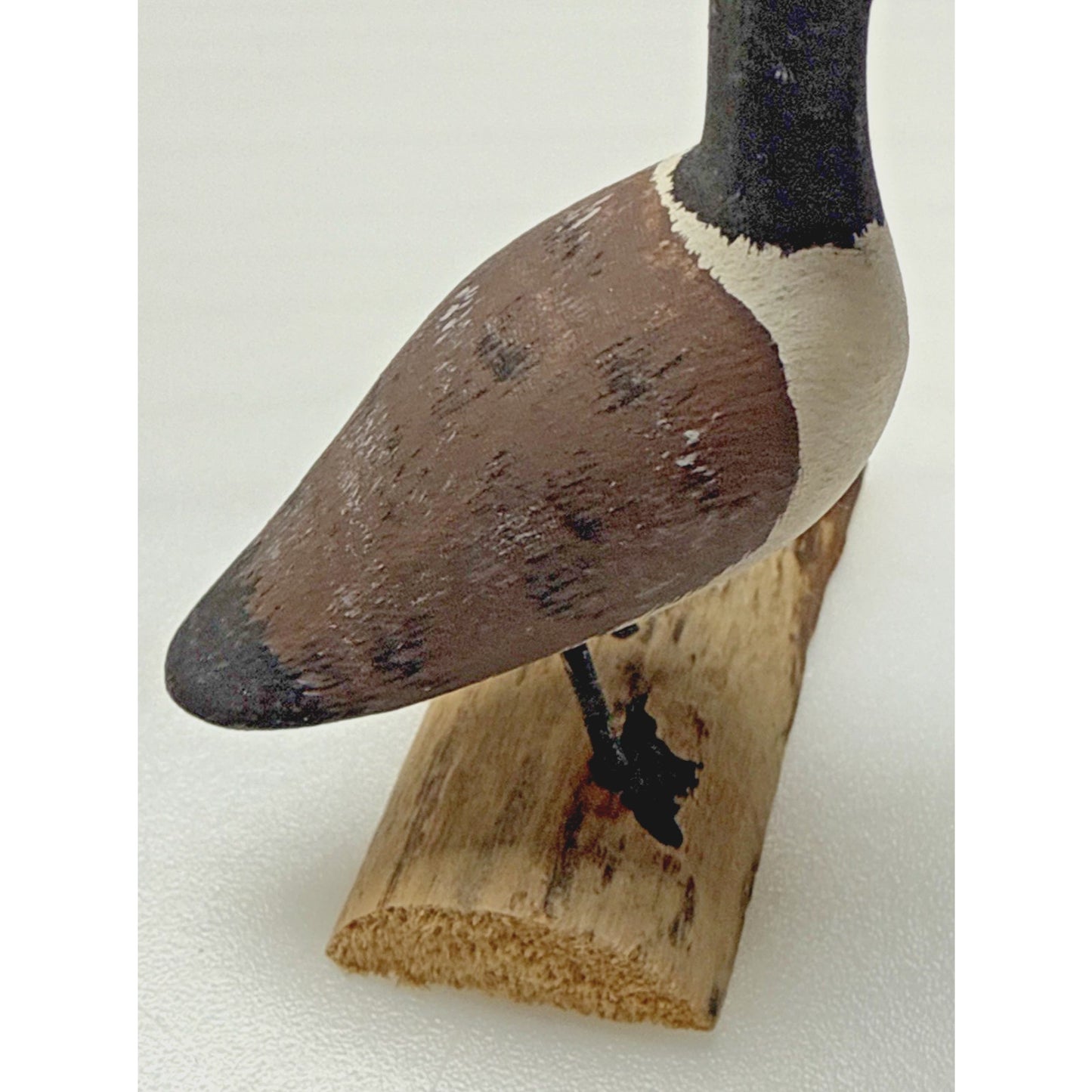 Vintage Hand Carved Wooden Canada Goose Driftwood Signed Ray Proulx Quebec