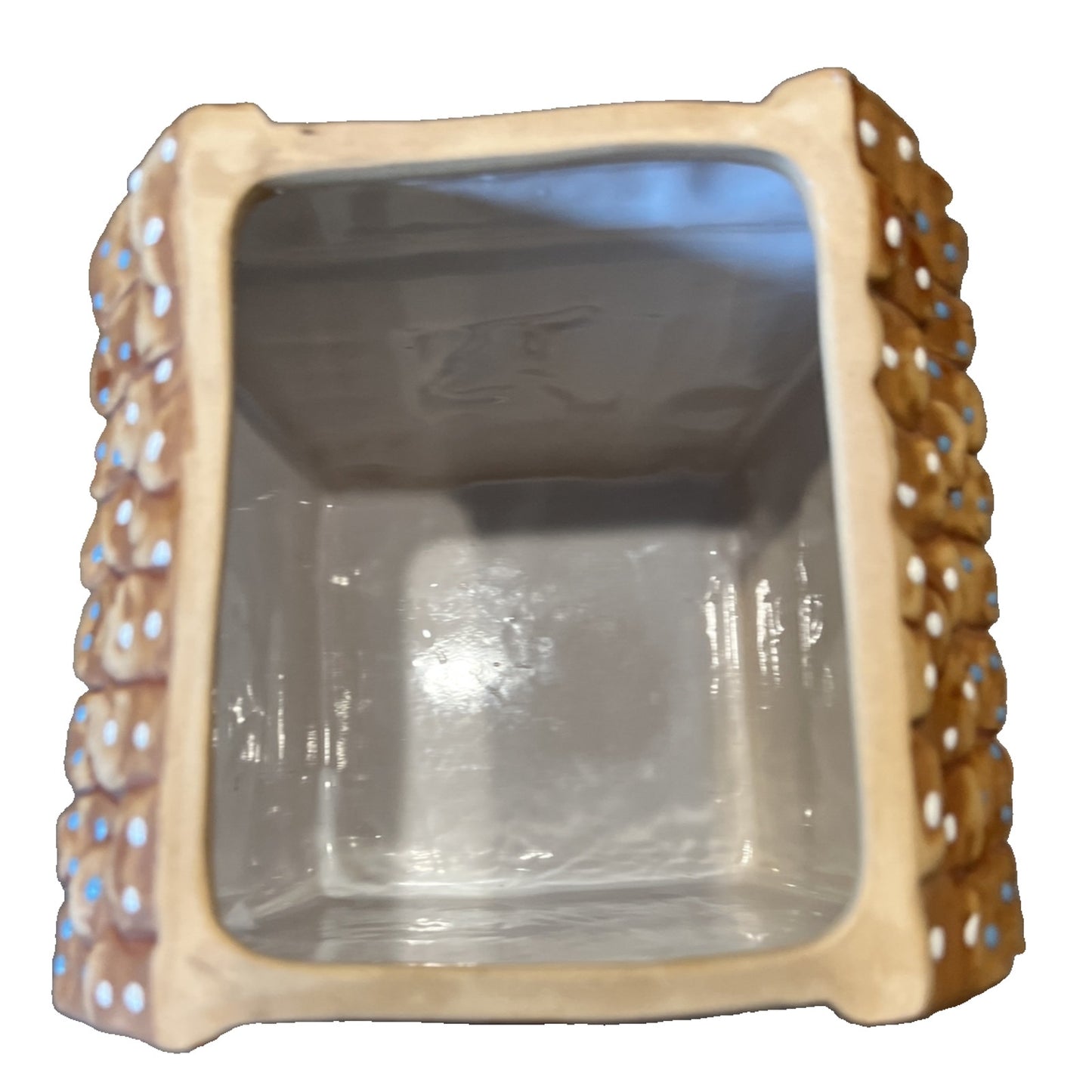 Vintage Christmas Mogi Nagoya Folk Art Gingerbread House Cookie Jar Elf Japan