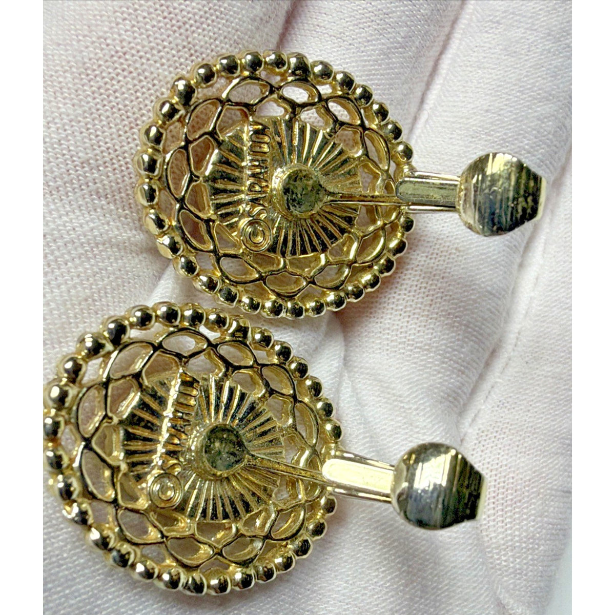Vintage Lot of Cameo Jewelry Pins Brooches Sarah Coventry Clip Earrings As Is