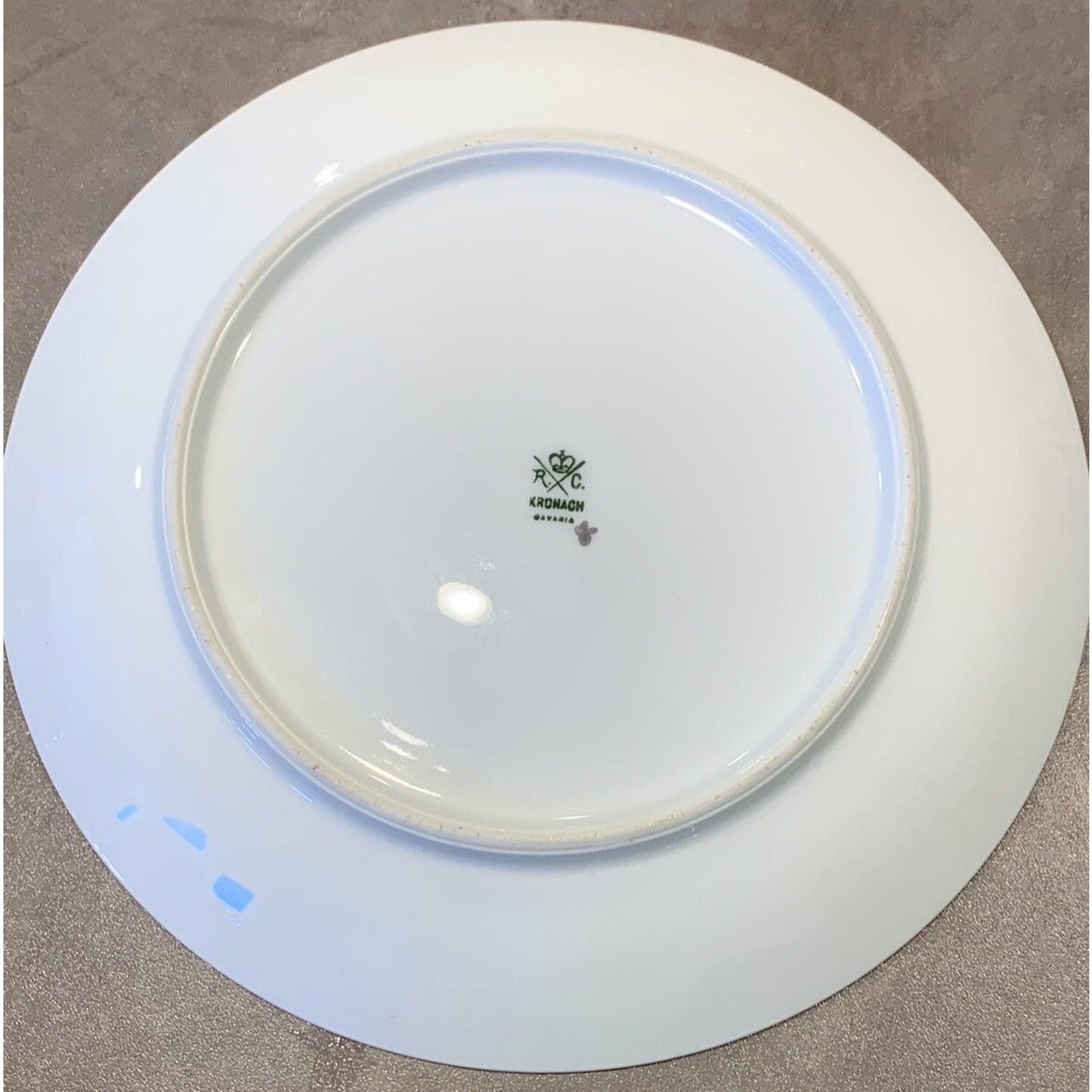 Old RC Rosenthal Kronach Bavaria Hand Painted Roses Floral Plate Signed 8.75"