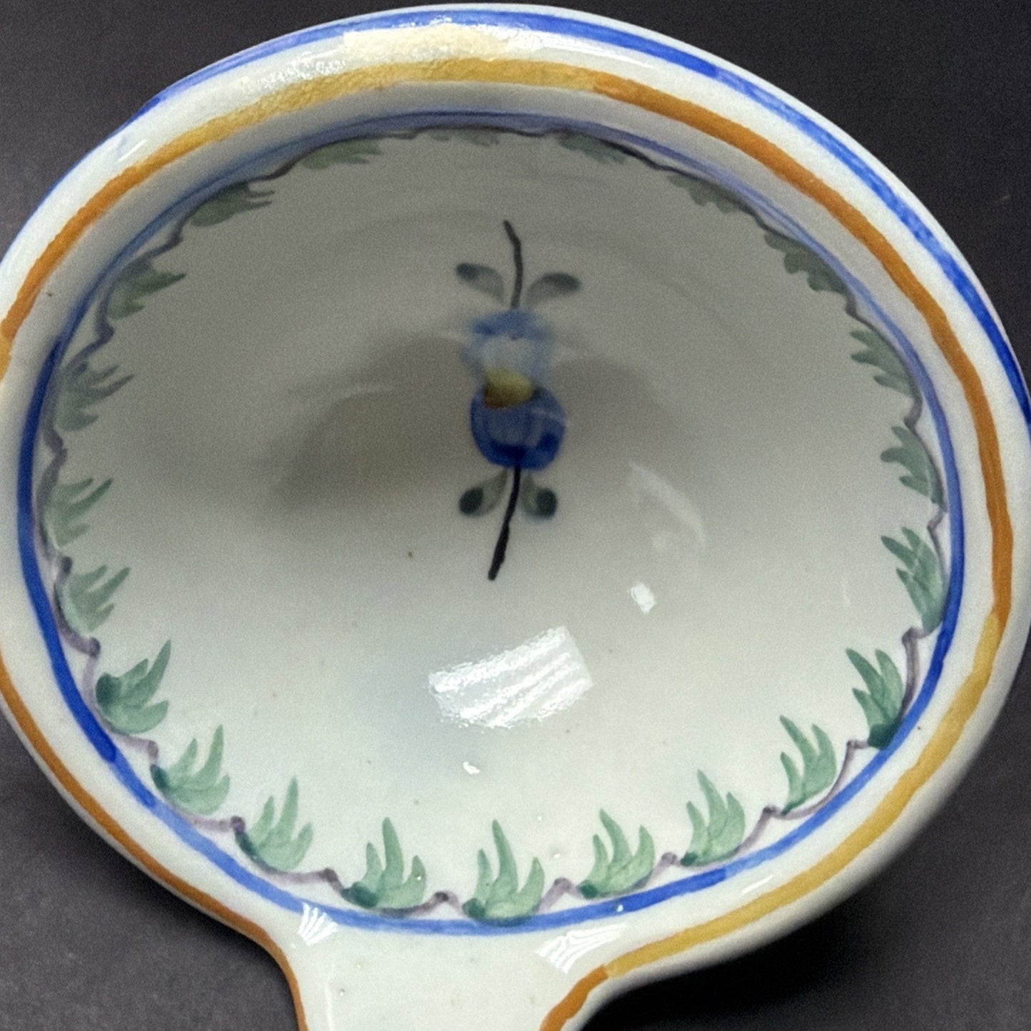 Carvalhinho Porto C/7 P-247 Portugal Hand Painted Tureen Spoon Lid Ladle Bowl