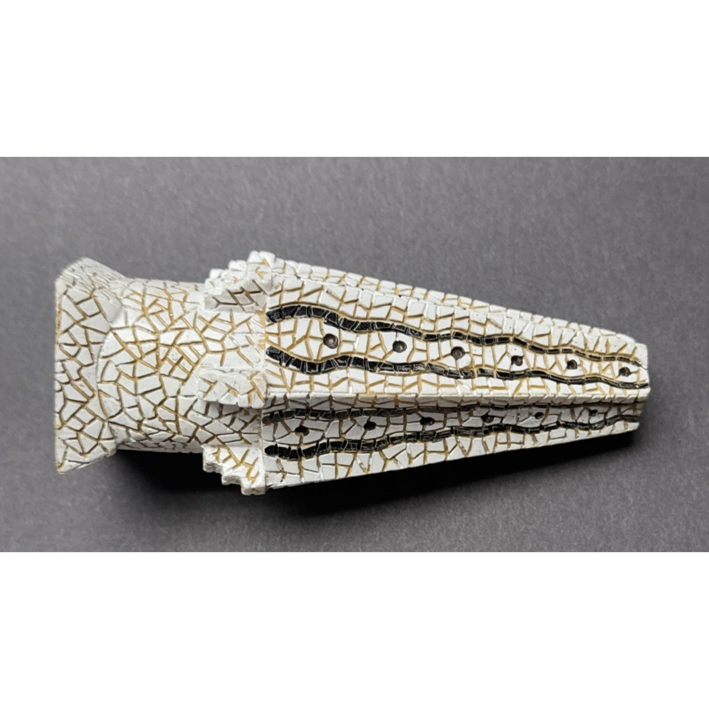 Gaudi Barcino Chimney Palau Rooftop Candle Holder Sculpture Lizard Mosaic