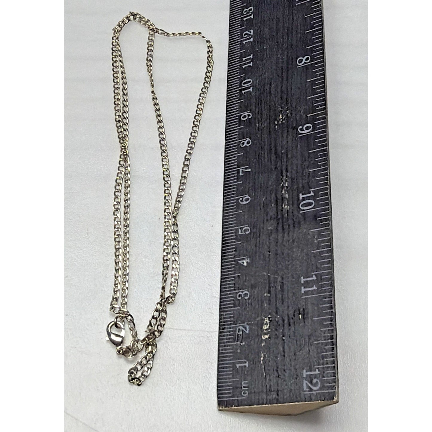 Vintage Sterling Silver 925 Cuban Chain Link Necklace 22 in 3.88 gram