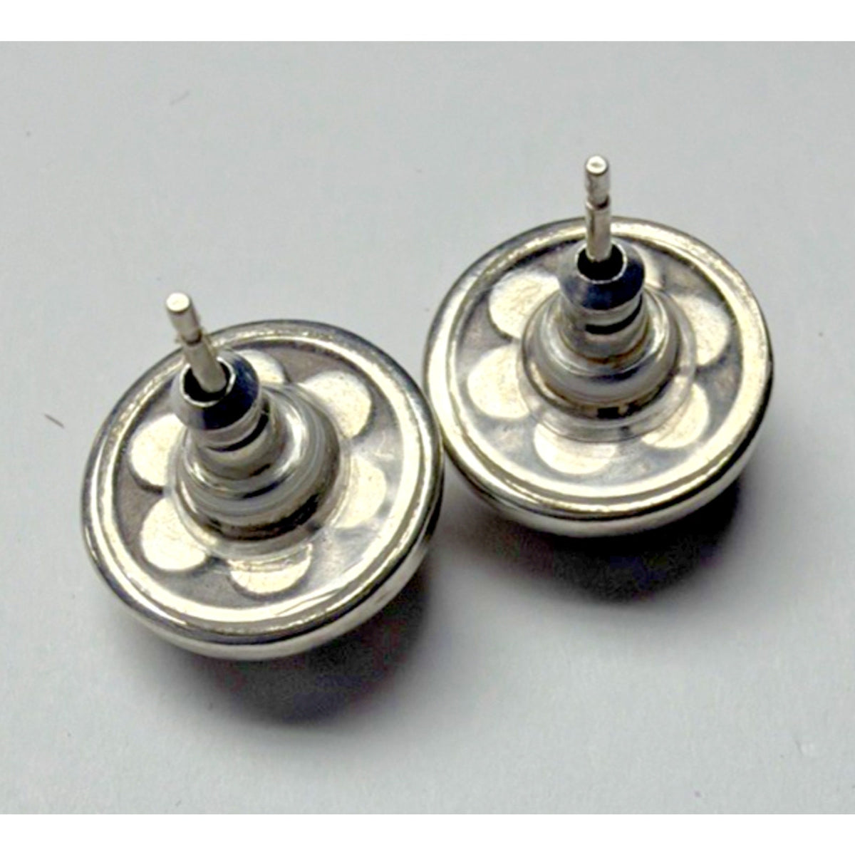 Brighton Contempo Post Earrings JA9908 Silver Swirl Abstract