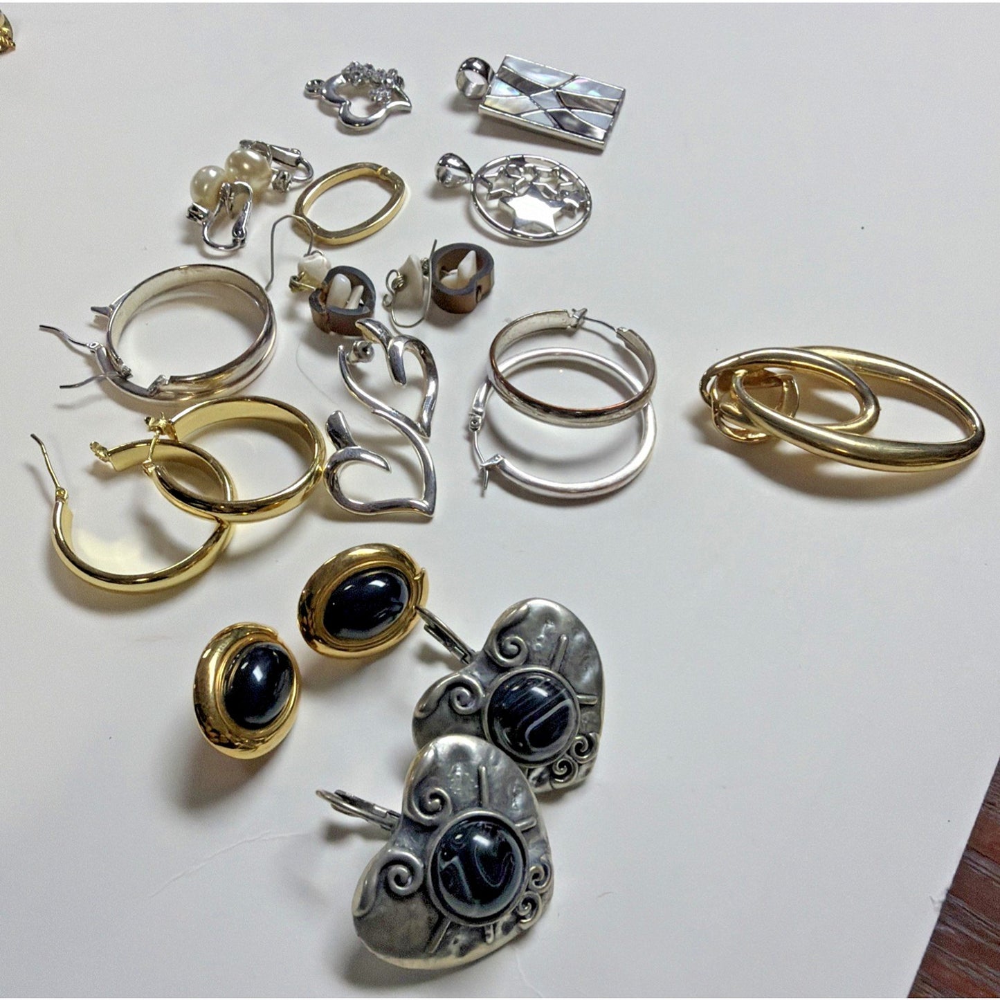 Vtg Modern Jewelry Lot Craft Art Damage Art Wearable Costume Monet As-Is 2#