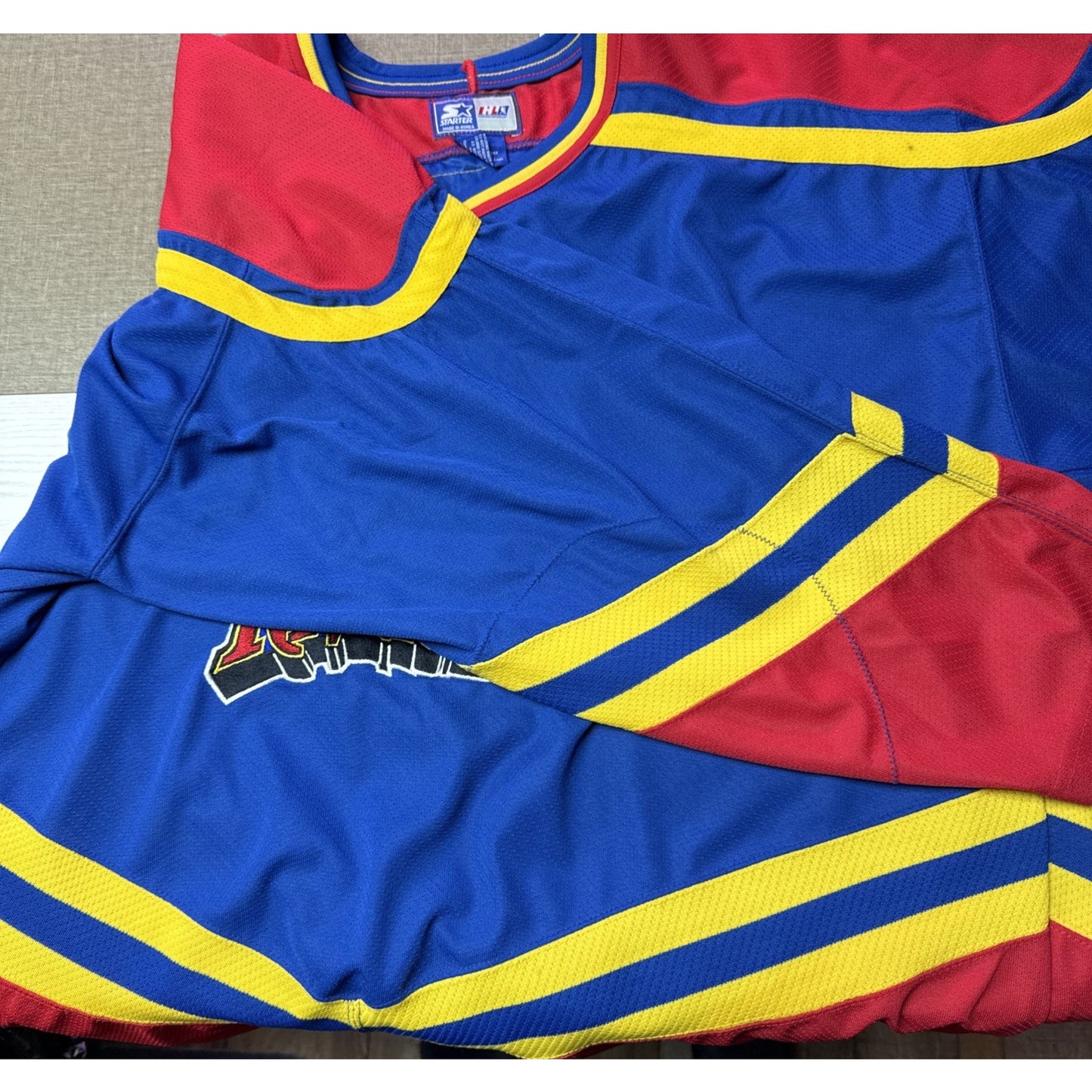 Vintage Starter IHL Peoria Rivermen Hockey Jersey Mens XXL As-Is