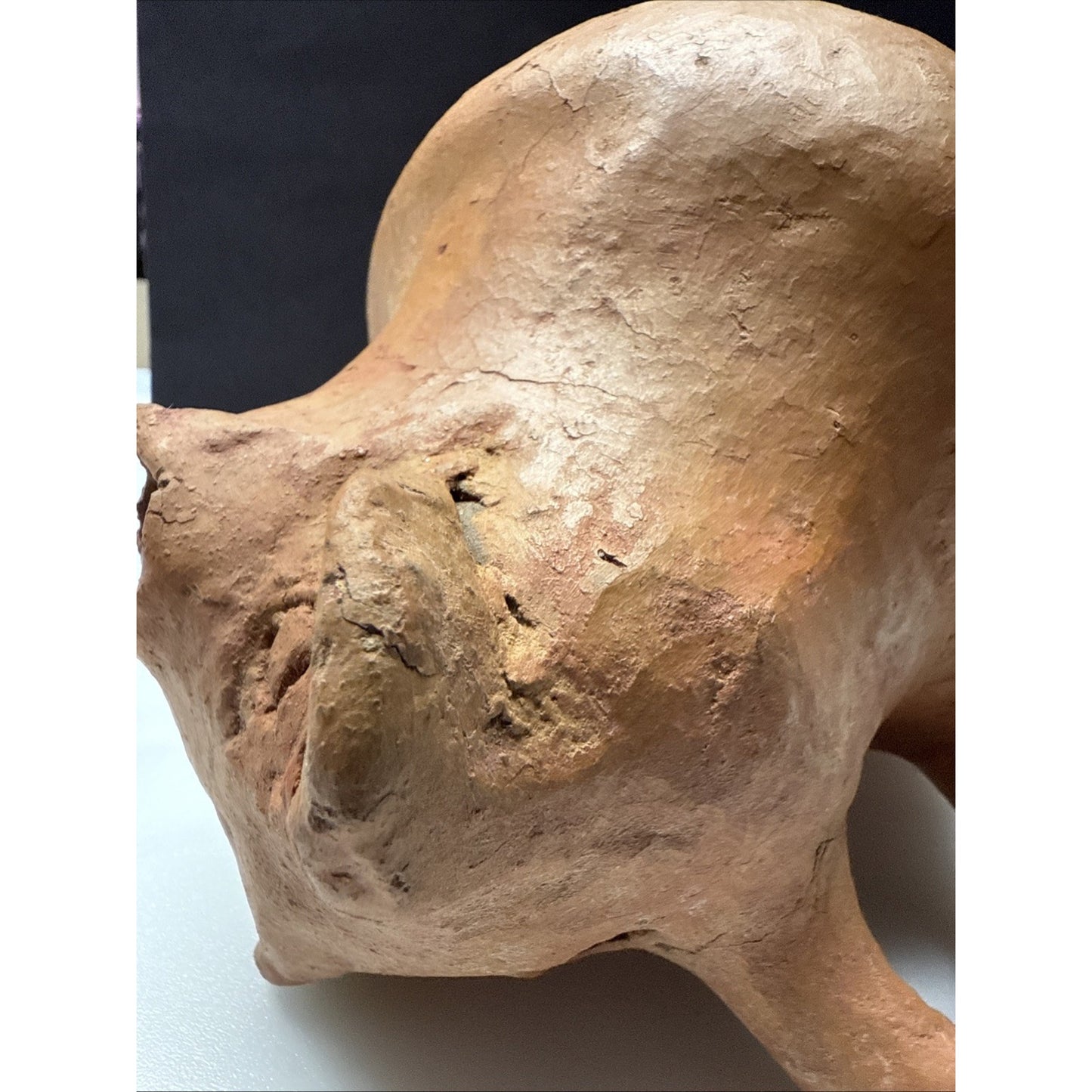 Columbian Zoomorphic Effigy Jar Clay Pitcher Jug As Is