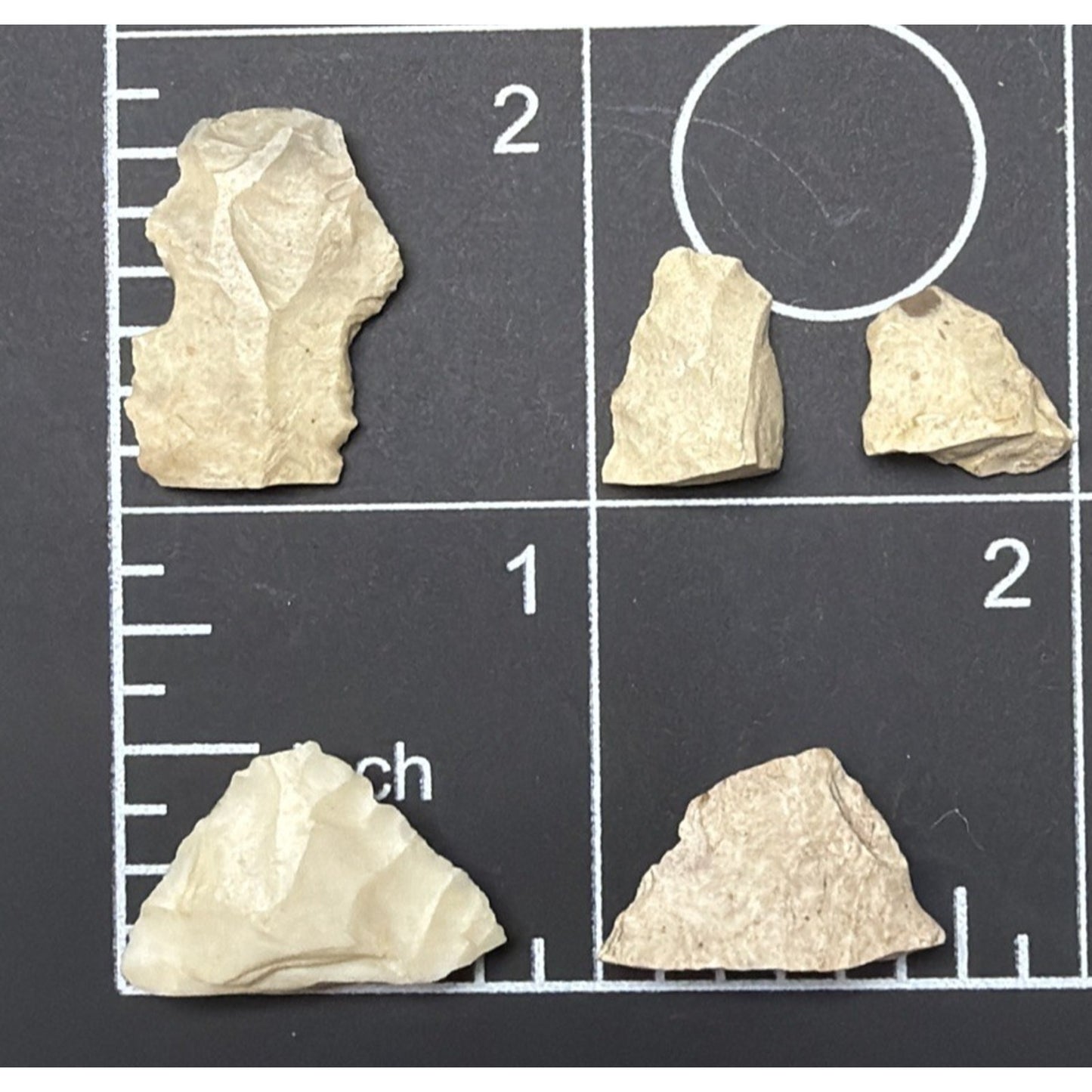 Old Lot of 18 Native American Artifact Carved Stone Fragment Arrowhead Preform
