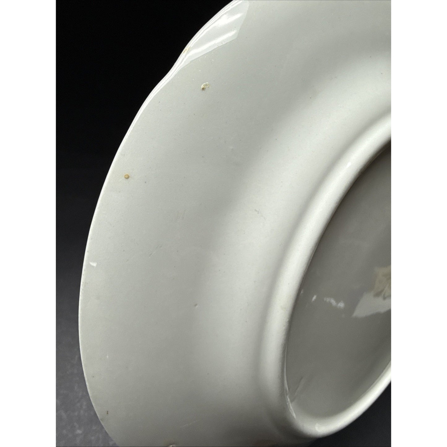 Old Latona Taylor Smith Taylor Hand Painted Plate Deer Rack Landscape Signed