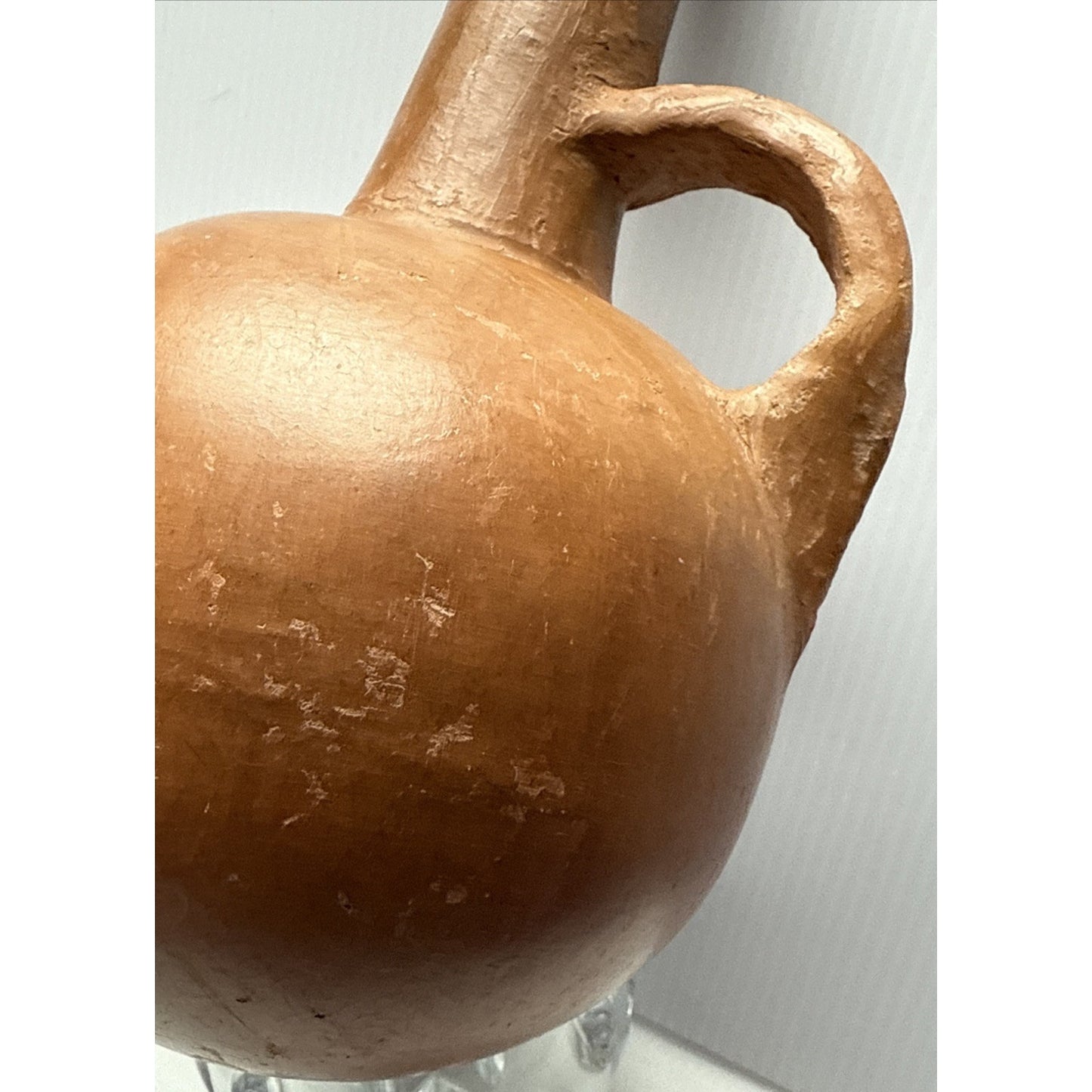 Old Jebena Tigray Ethopian African Clay Coffee Pot As-Is
