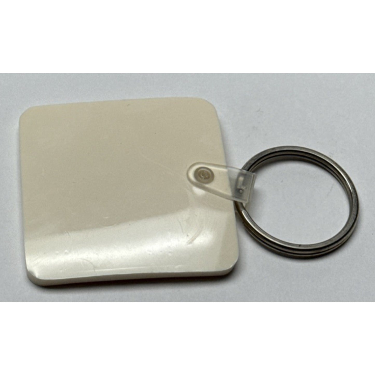 Vintage FS Seed Company Green Plan Farming Keychain Key Ring Rubber Vinyl