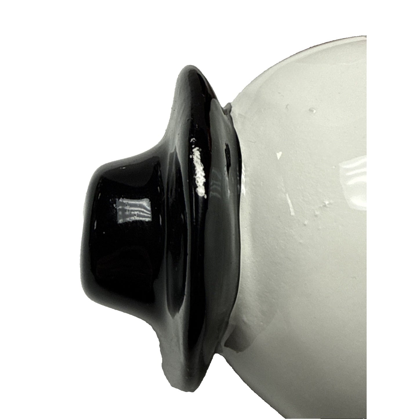 Vtg PR Taiwan Jack O Lantern Pumpkin Ghost Porcelain Figurine Lamp Painted As-Is