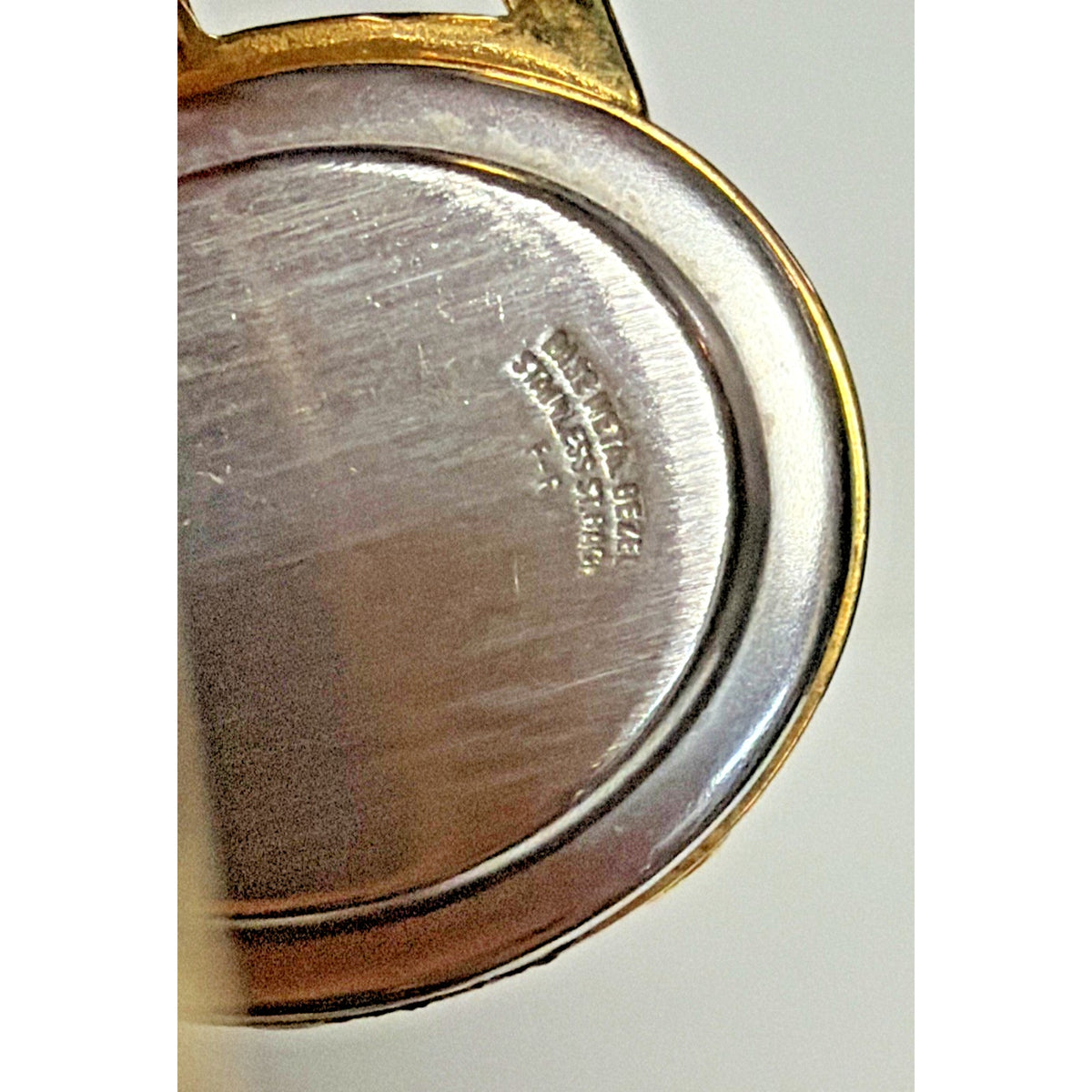 Vintage Royal Dynasty 17 Jewels Watch Cuff Bracelet Gold Tone Works
