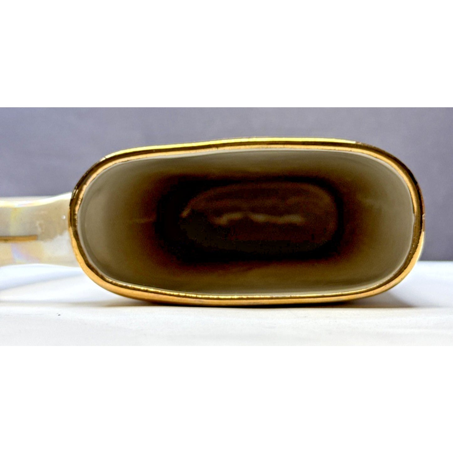 Old Karlovy Vary Czech Porcelain Hot Spring Water Sipping Cup Mug Lusterware